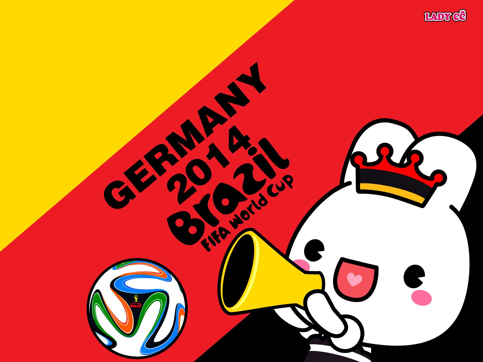 茜茜公主,世界杯,卡通,兔子,LADY,CC,LADYCC