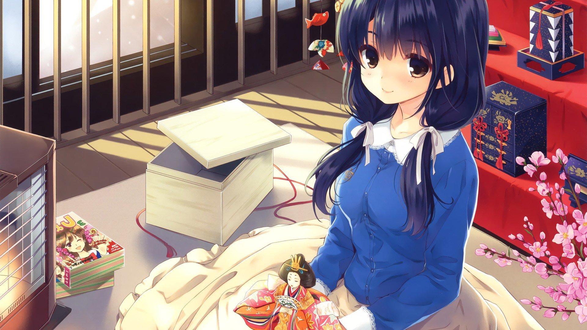 动漫,手绘,可爱,女孩