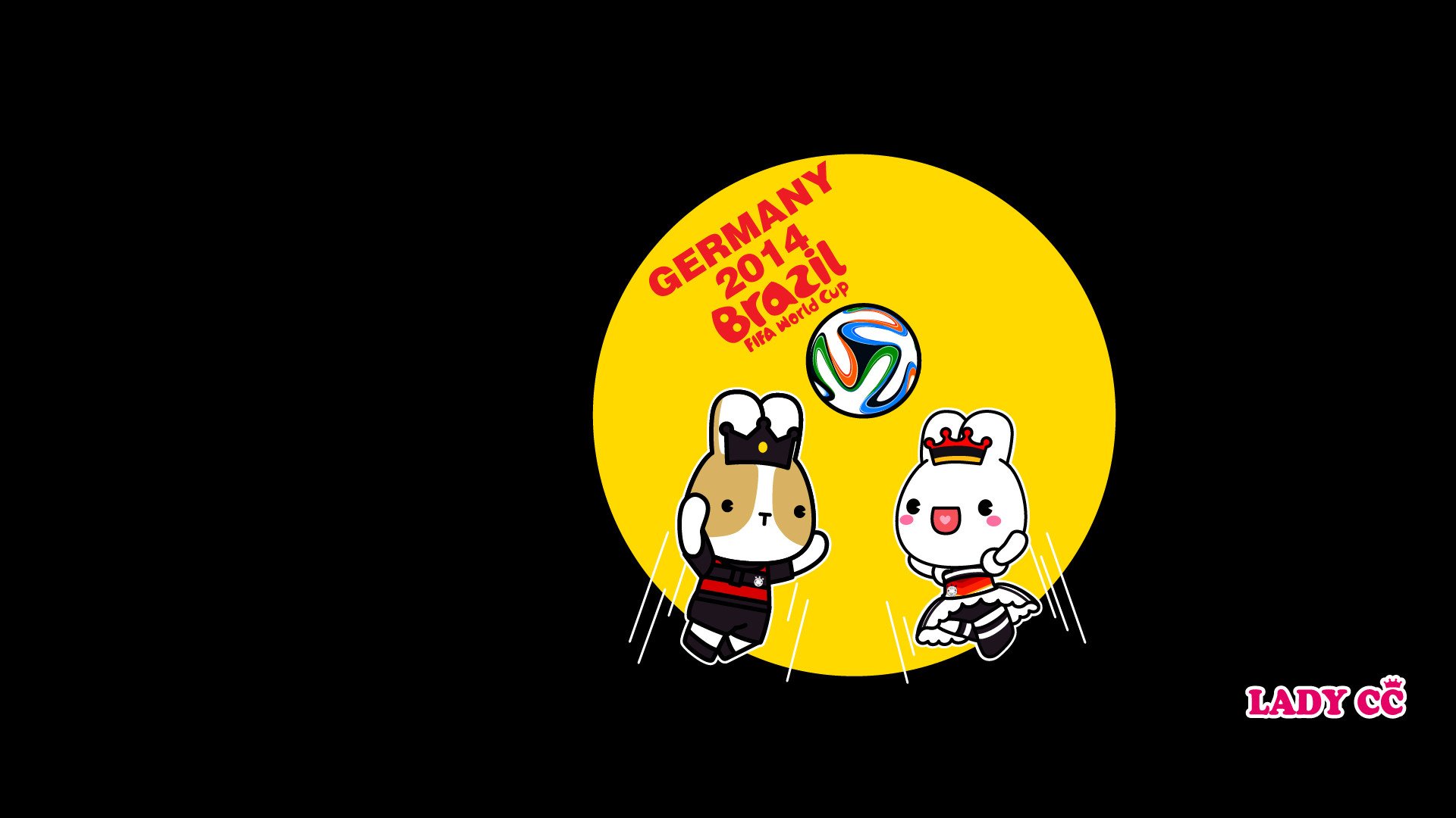 茜茜公主,世界杯,卡通,兔子,LADY,CC,LADYCC