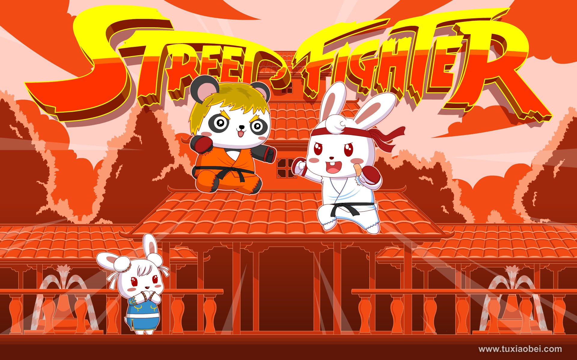 动漫,手绘,兔小贝