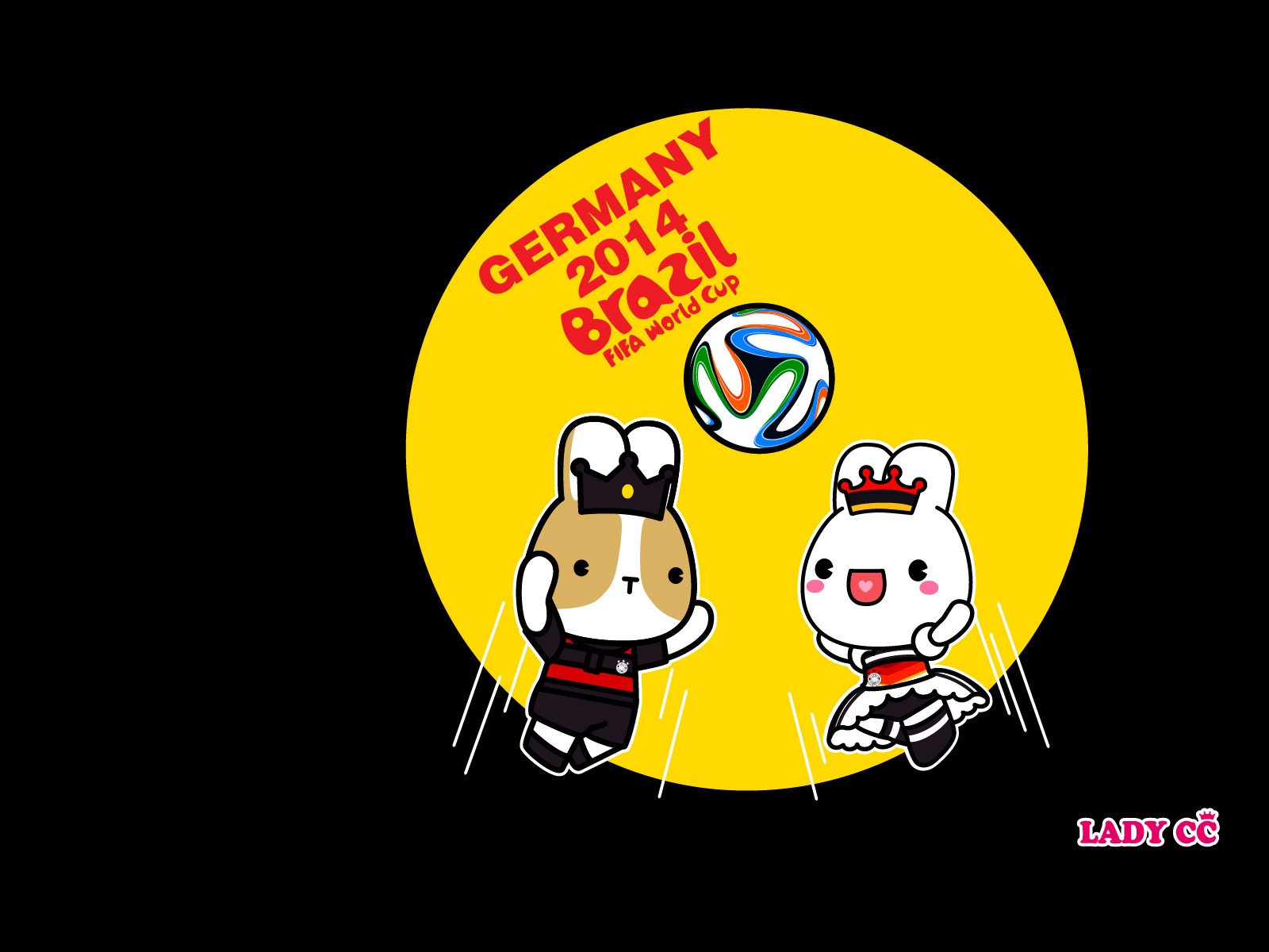 茜茜公主,世界杯,卡通,兔子,LADY,CC,LADYCC