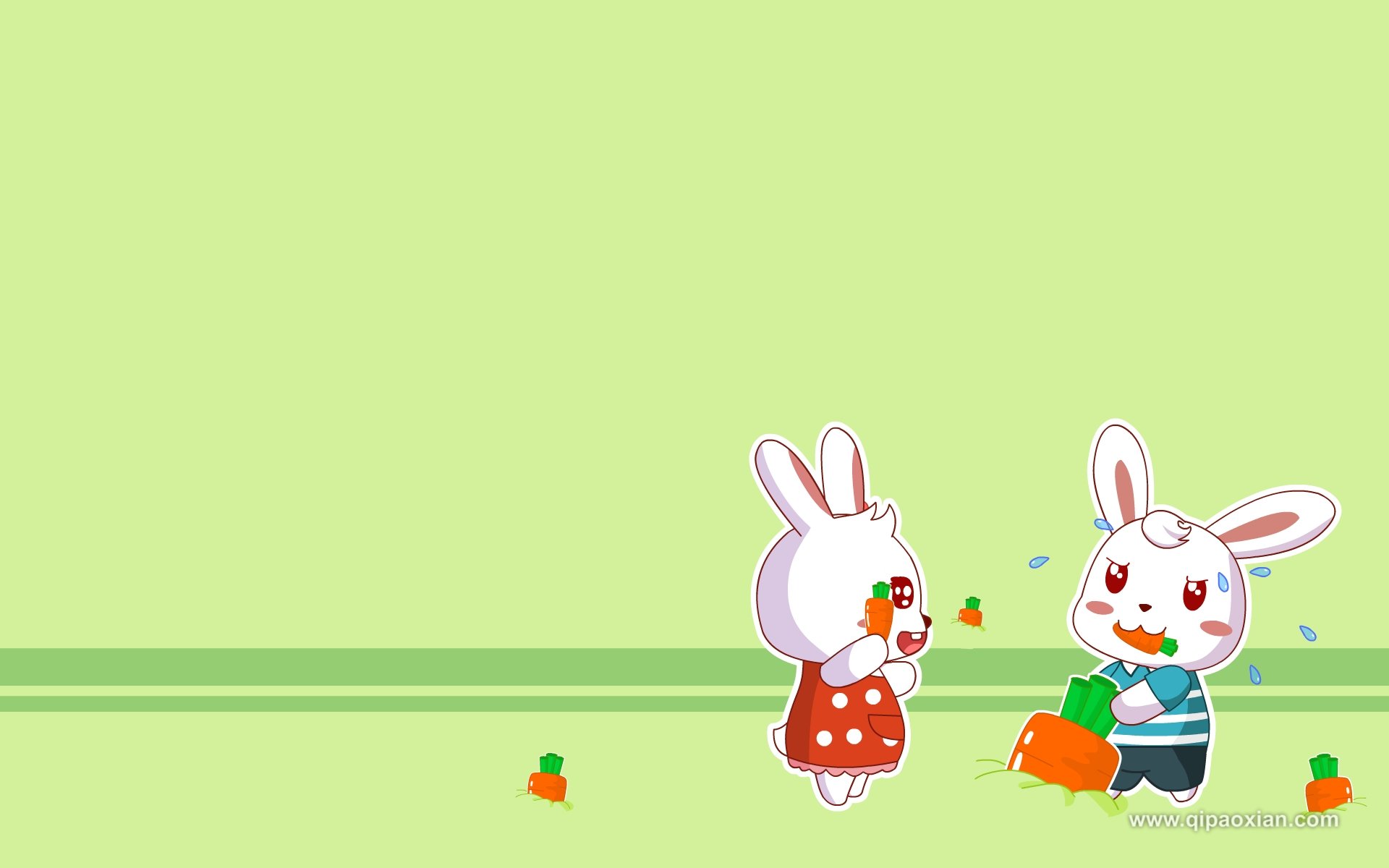 动漫,手绘,兔小贝