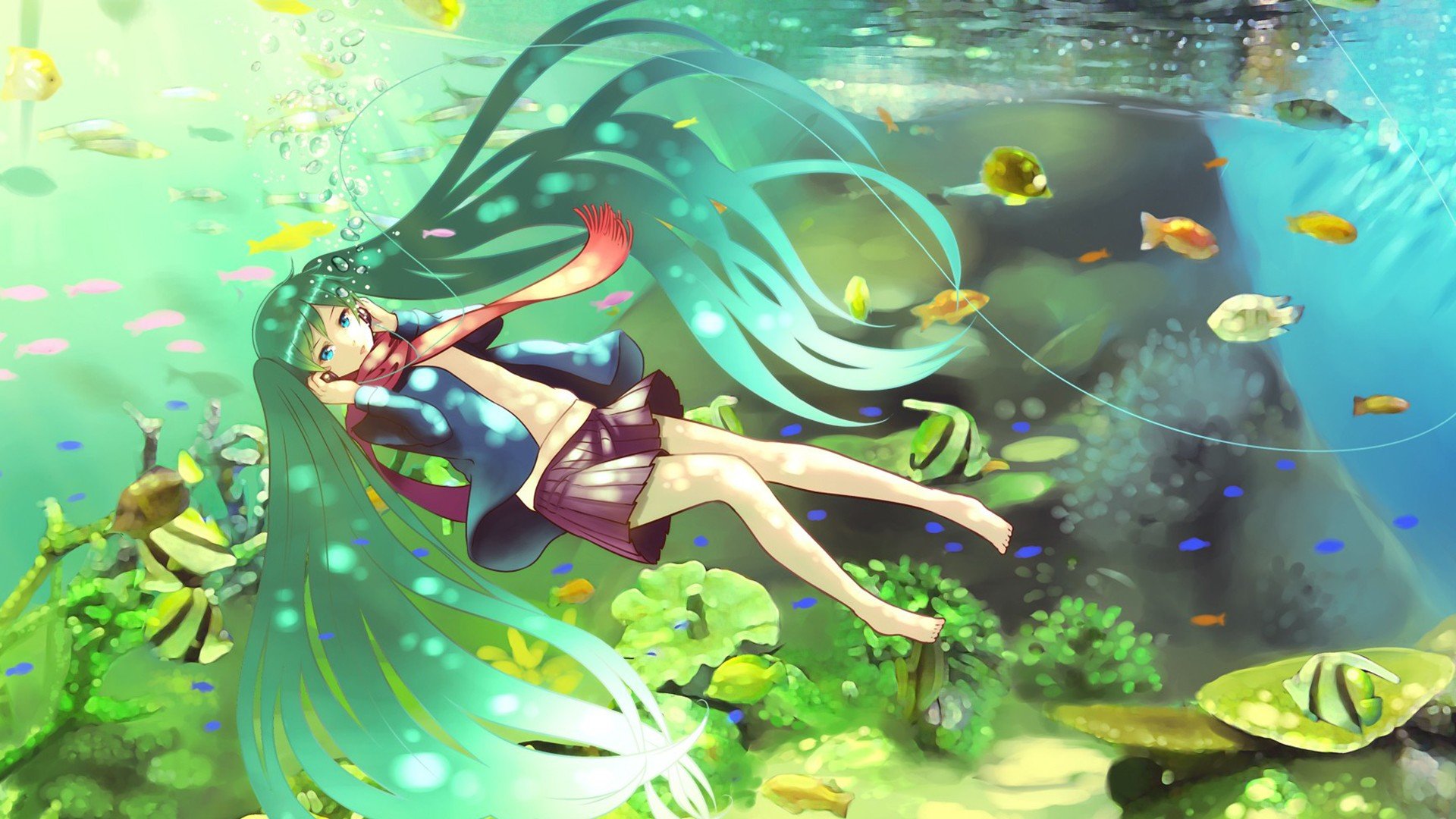 动漫,手绘,初音未来