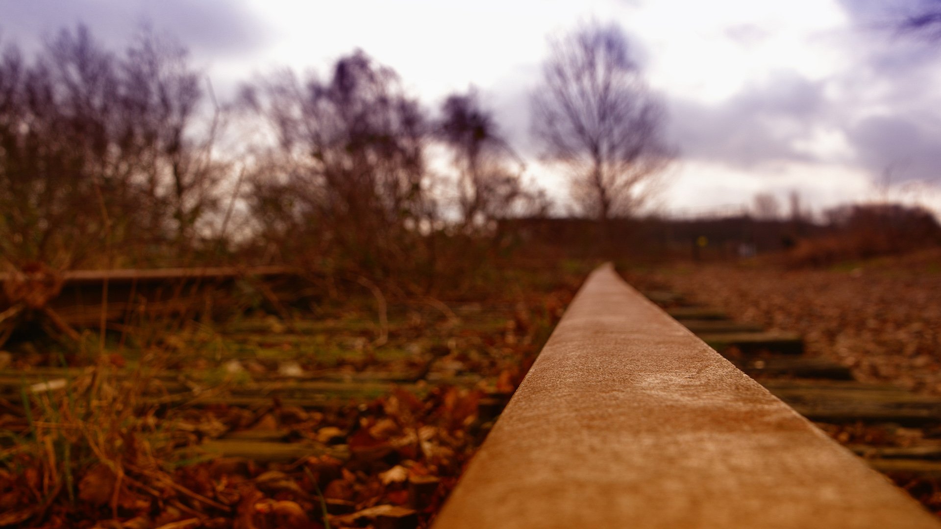 风景,铁路,远方