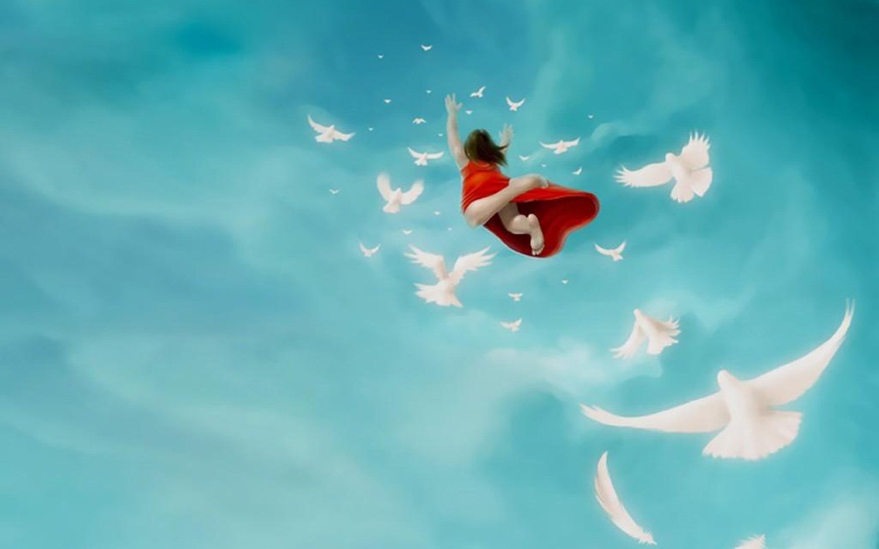 小清新,唯美,飞翔,青春