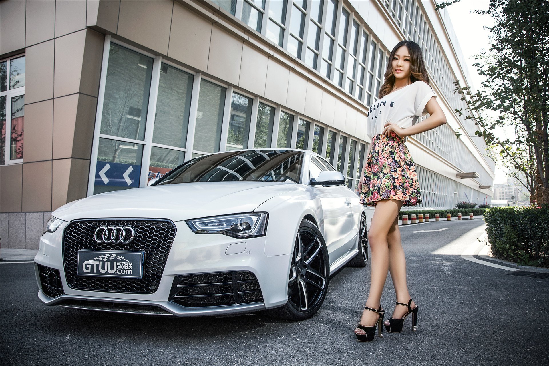 美女,模特,车模,奥迪RS5,温洁,改联网