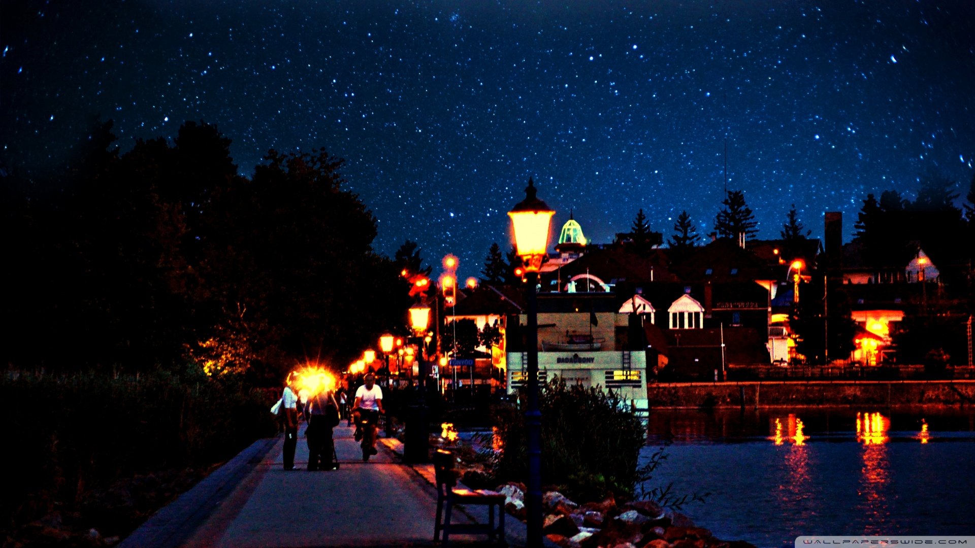 风景,夜晚,城市夜景,晚上,街道,灯火通明,灯火阑珊,建筑