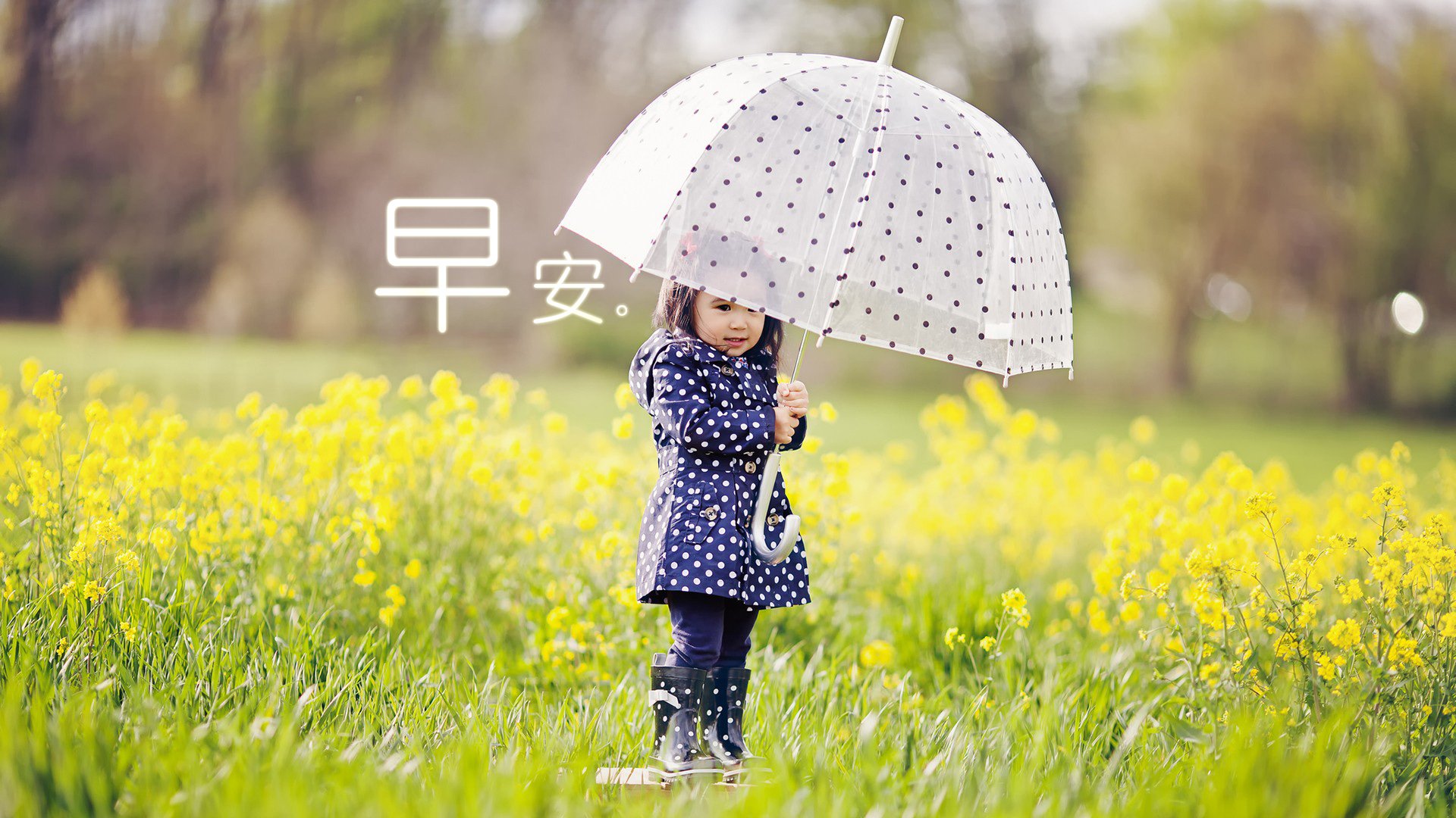 小清新,唯美,早安,温暖,温馨,幸福,女孩,宝贝,宝宝,童年,伞