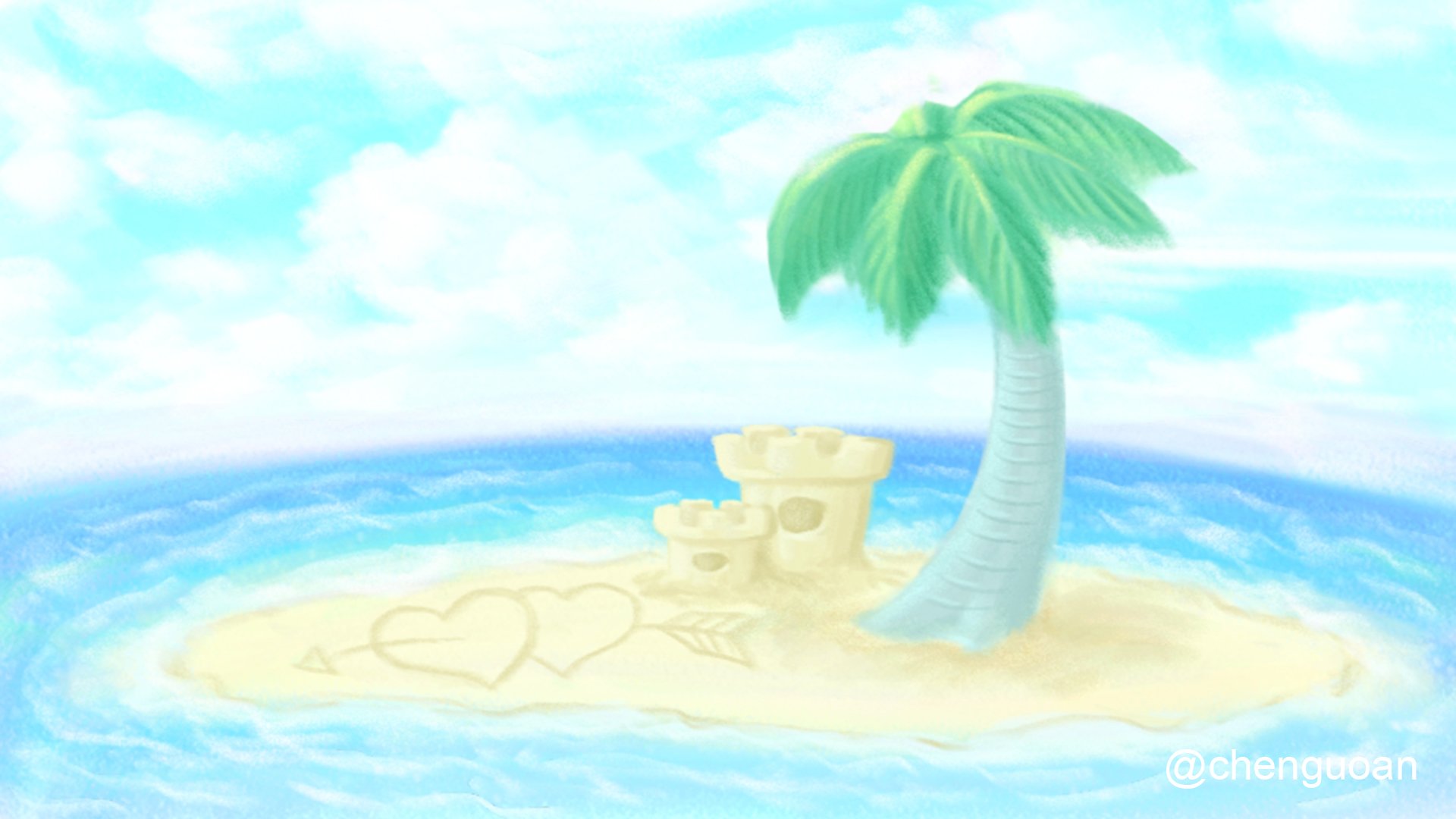 梦幻,炫彩,手绘