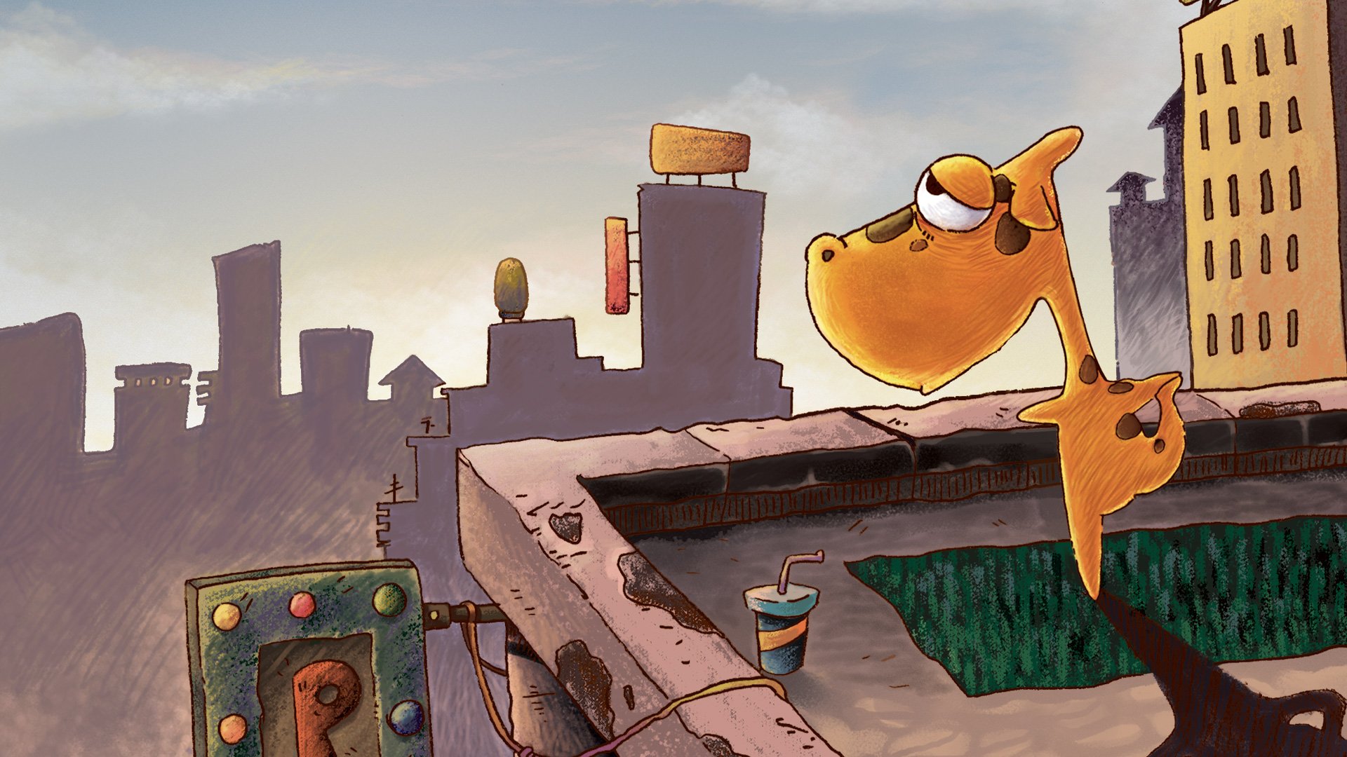 迷雾中的但丁,长颈鹿