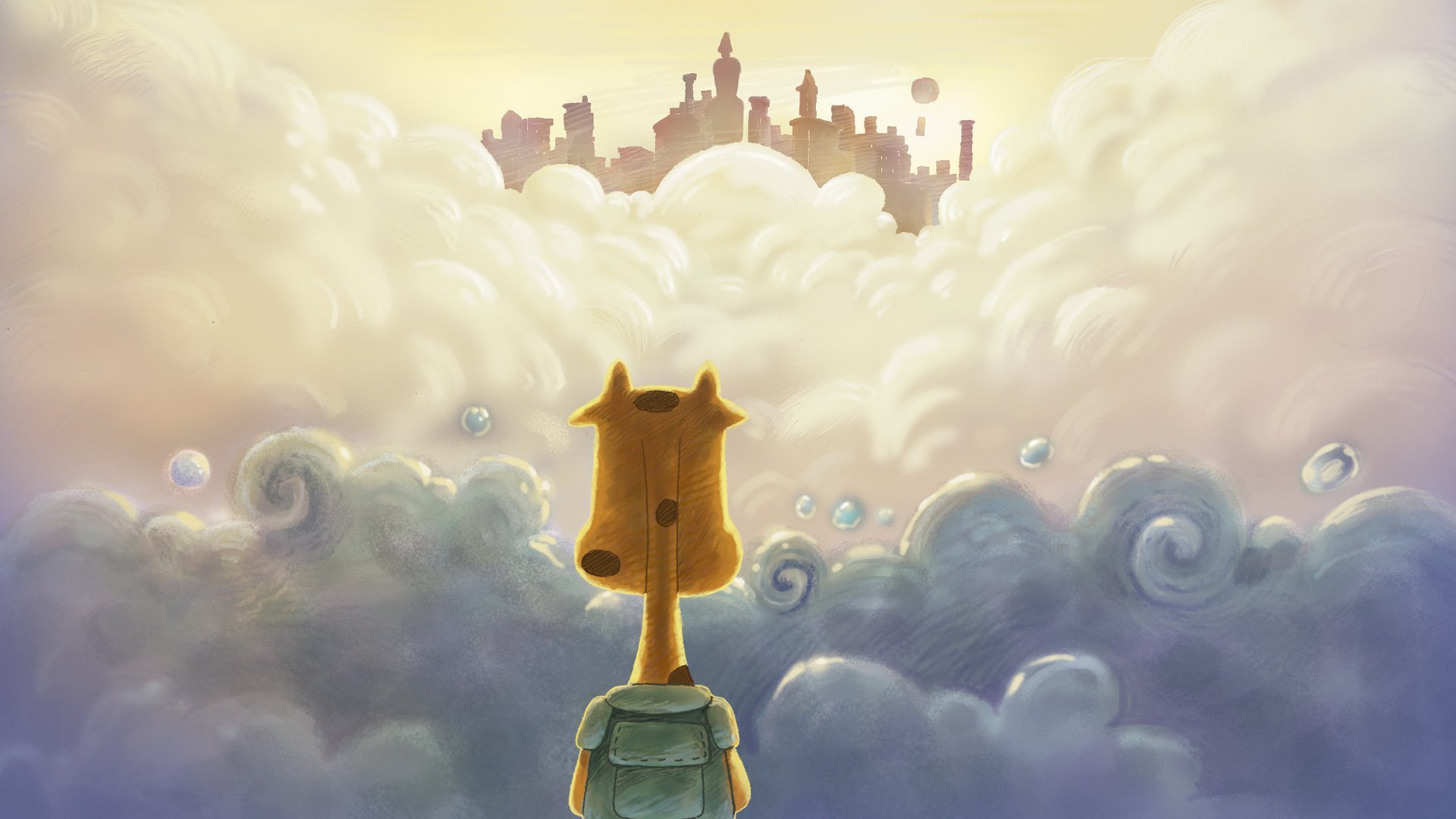 迷雾中的但丁,长颈鹿