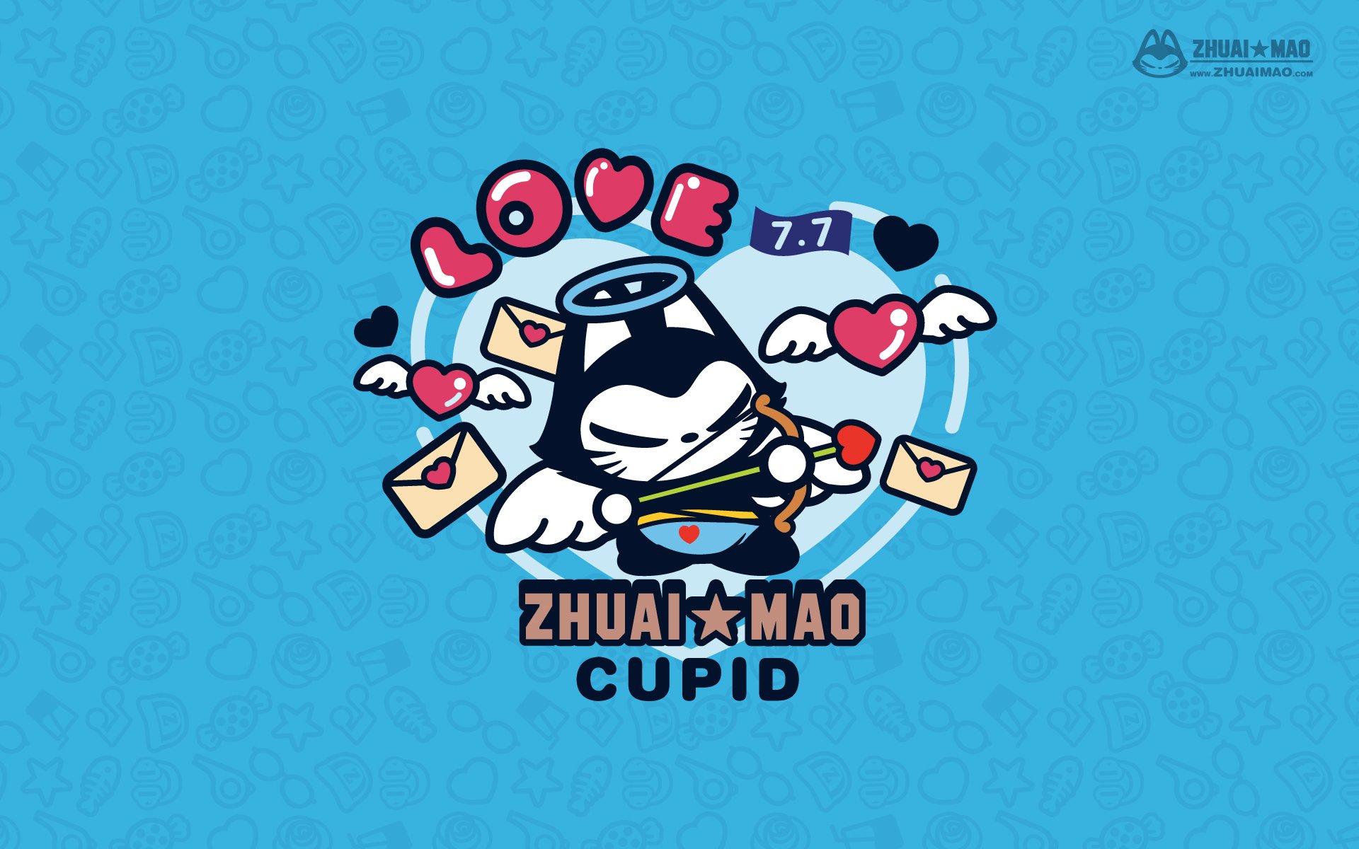 七夕,情人节,情侣,爱情,拽猫