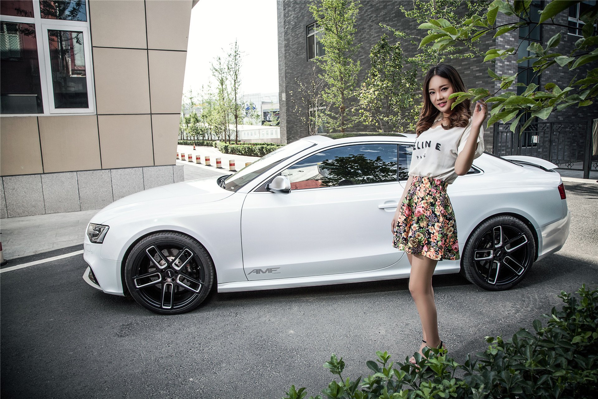 美女,模特,车模,奥迪RS5,温洁,改联网