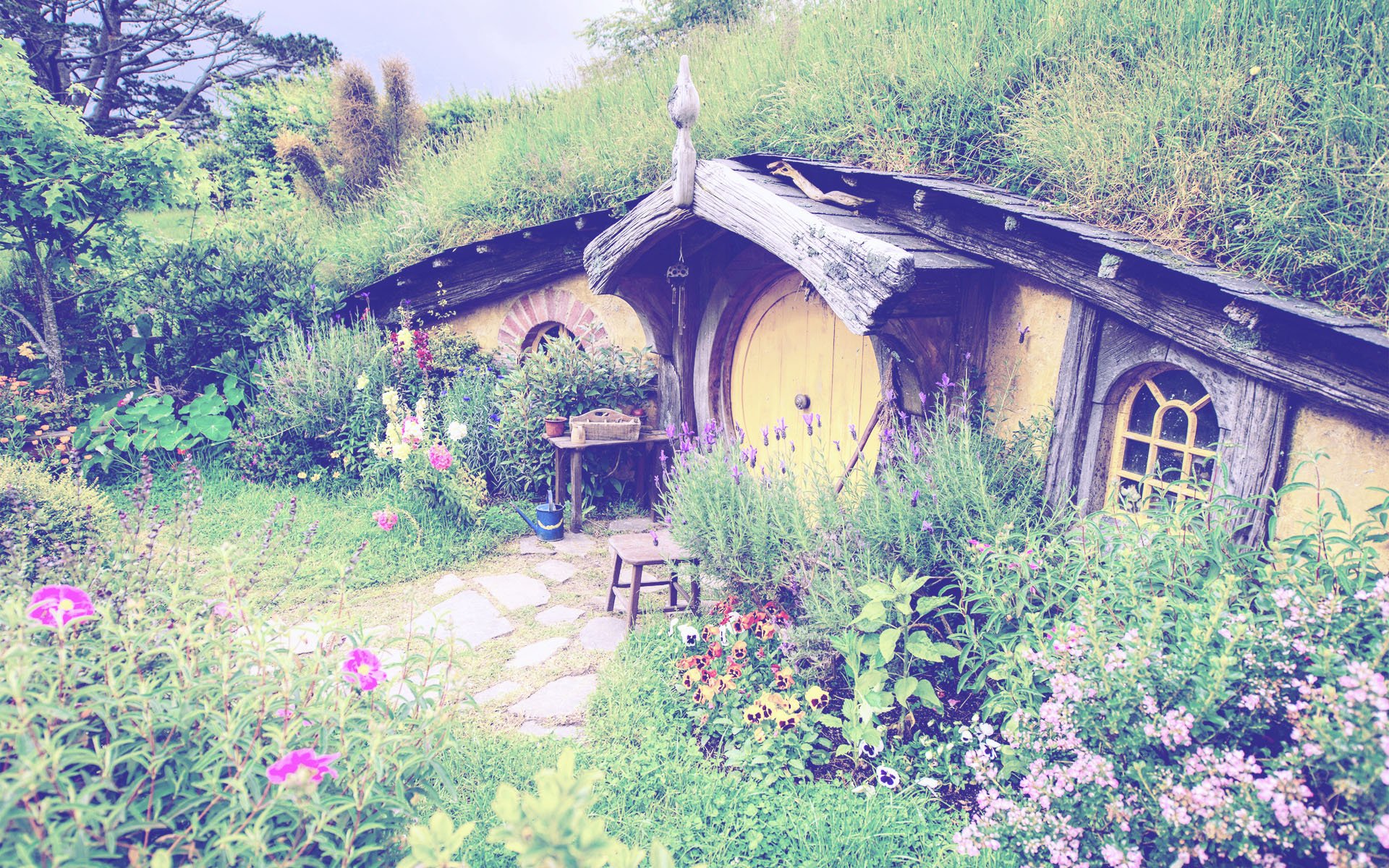 风景,自然风光,小镇,田园,房子,唯美,春意盎然,炎炎夏日