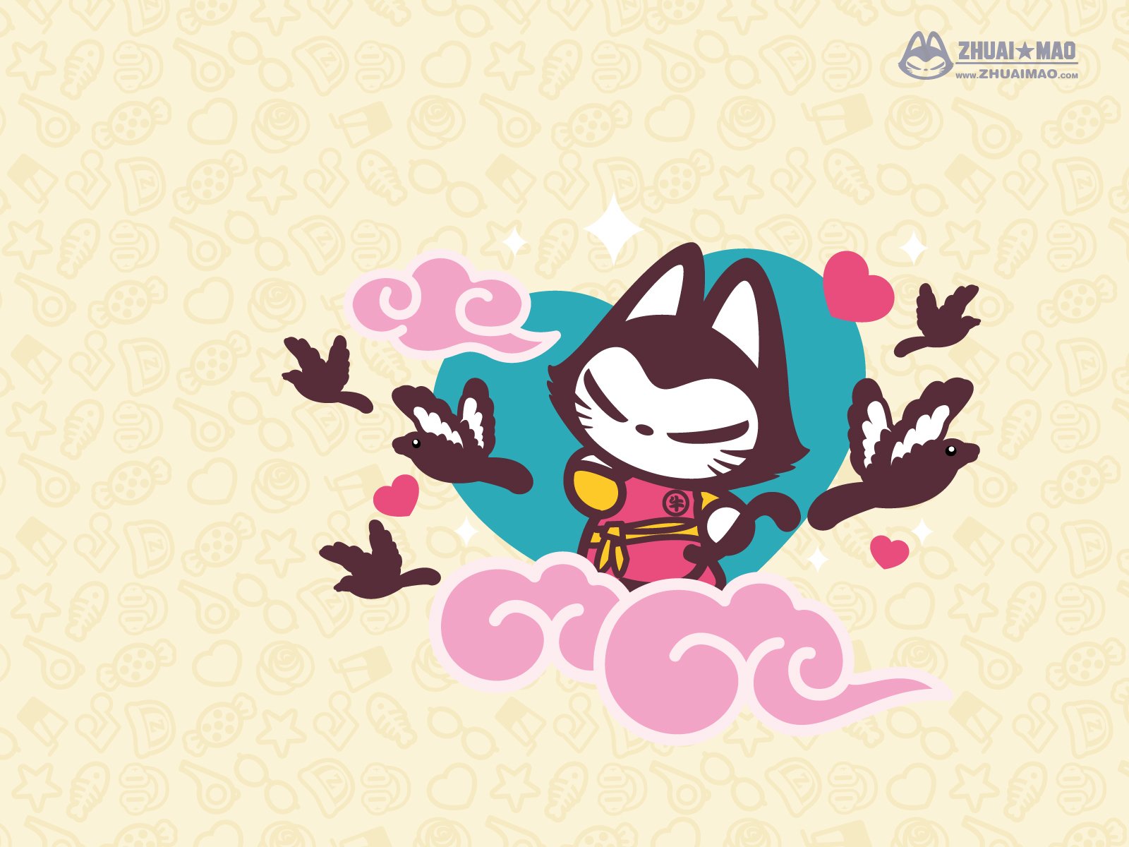 七夕,情人节,情侣,爱情,拽猫