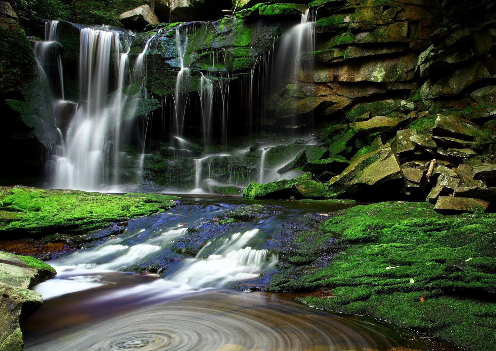 风景,自然风光,山水,瀑布,意境
