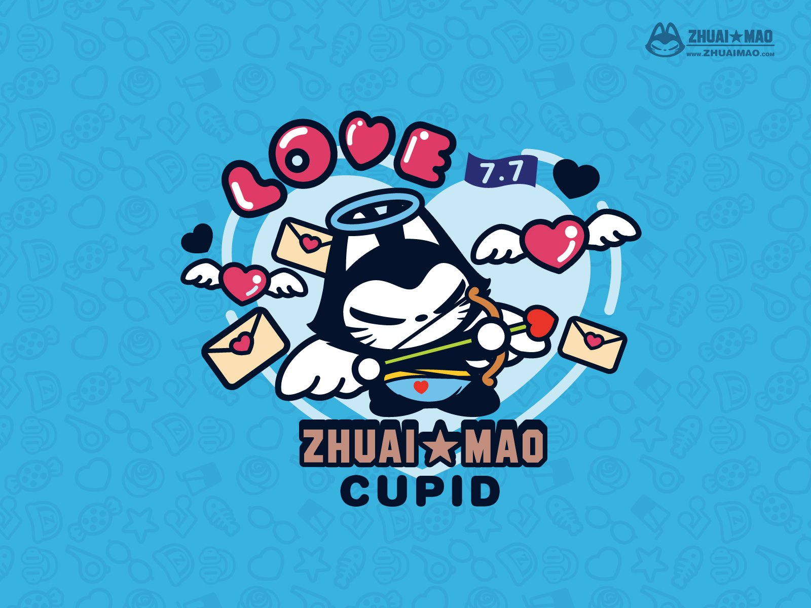 七夕,情人节,情侣,爱情,拽猫