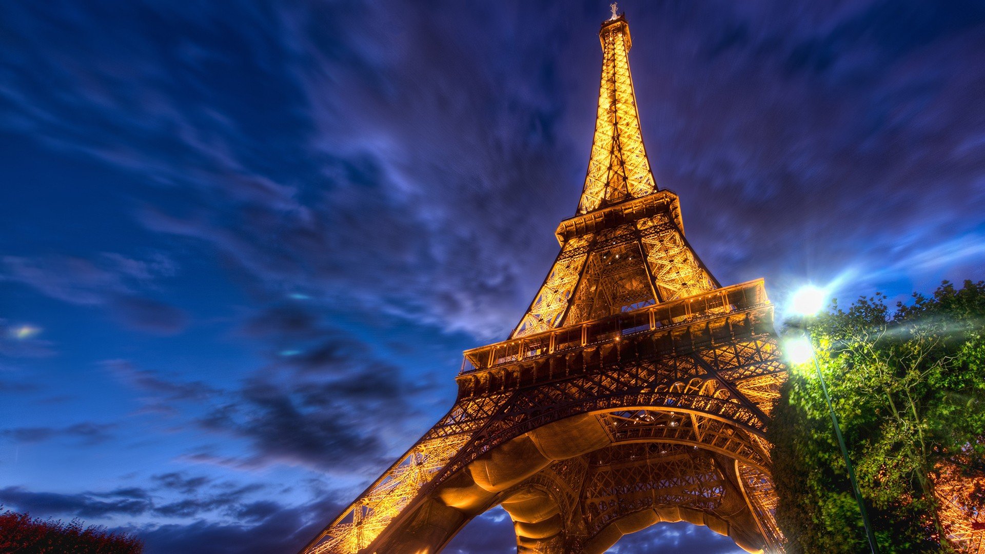 风景,夜晚,城市夜景,晚上,街道,灯火通明,灯火阑珊,建筑,埃菲尔铁塔