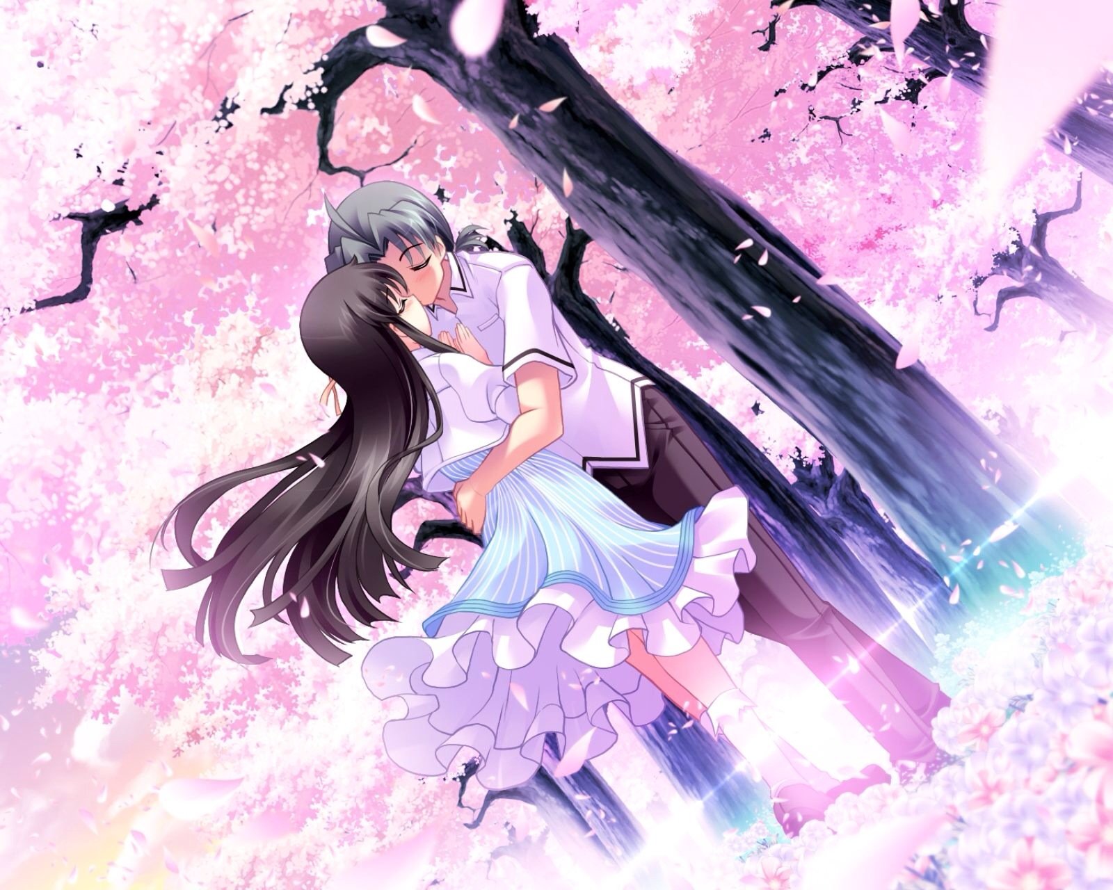 动漫,卡通,情侣,kiss,二次元