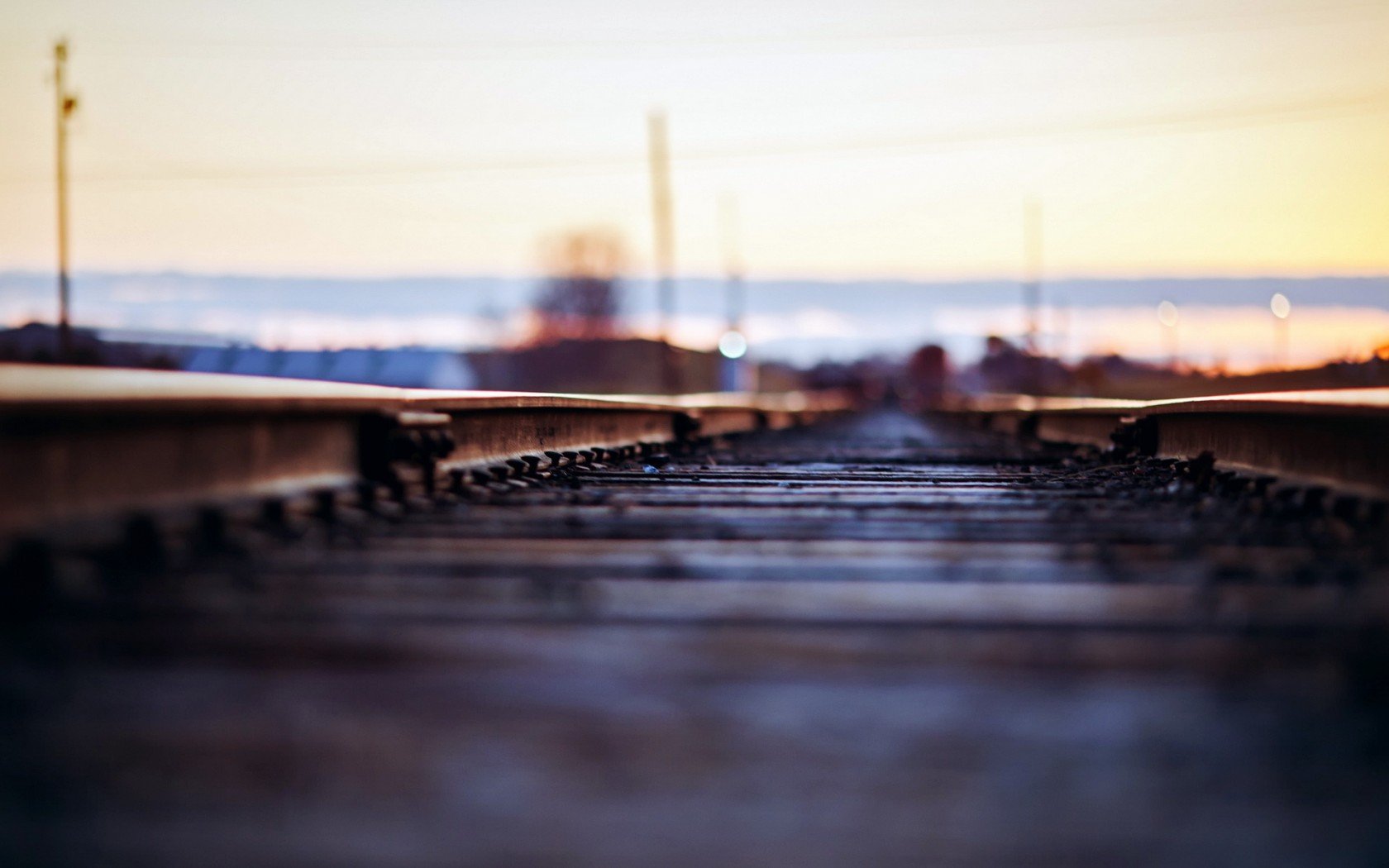 风景,铁路,远方
