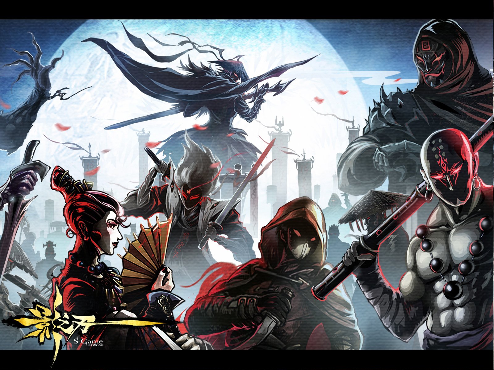 格斗,影之刃,街机,中国风,动作,水墨,游戏,手游