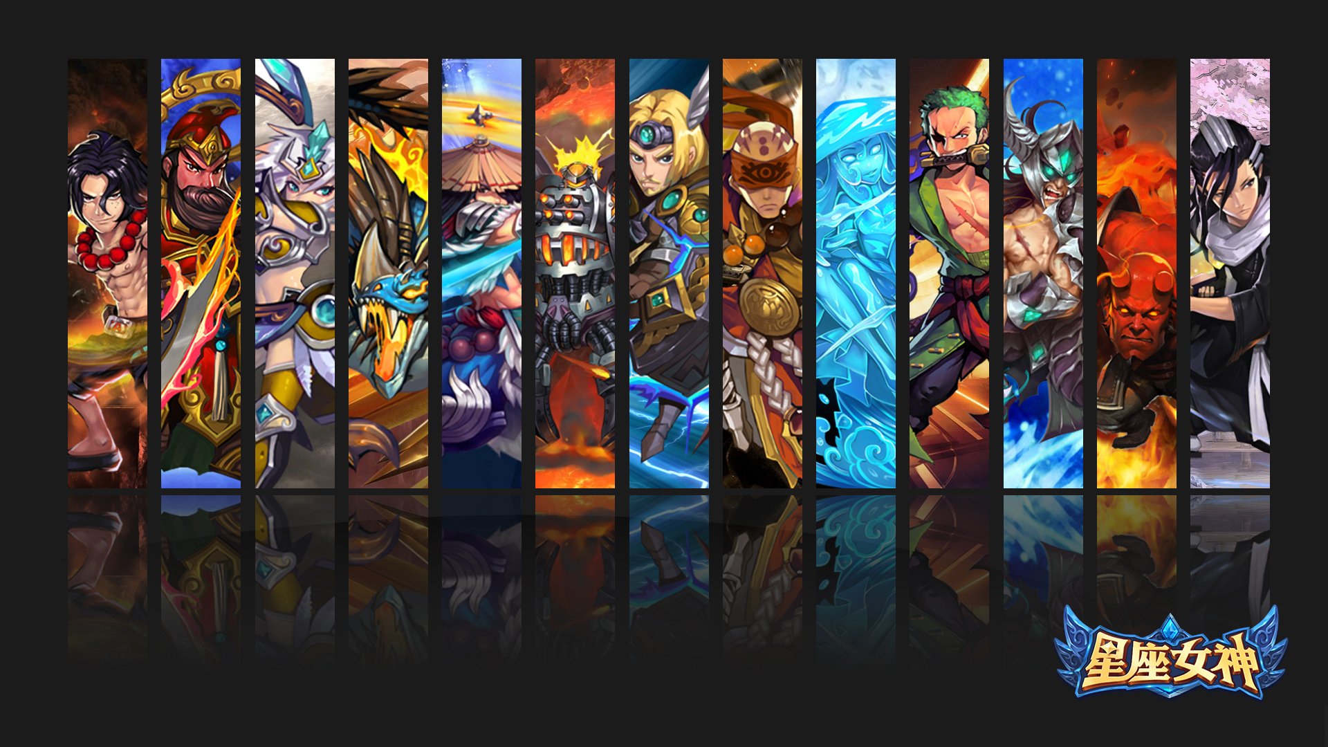 星座,女神,卡通,魔幻,星座女神,游戏,手游