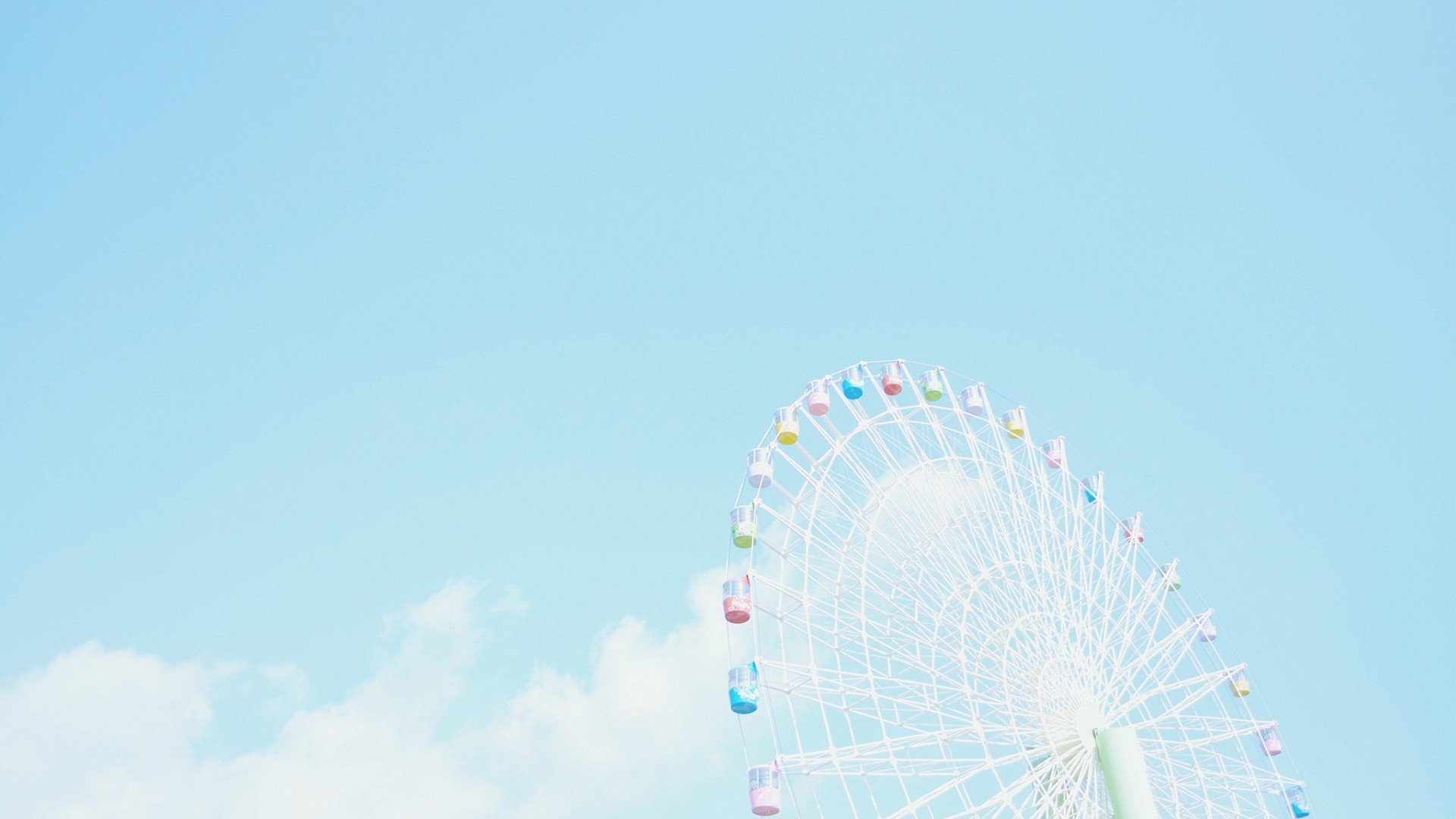 小清新,温暖,干净,安静,温馨,唯美,静物,物语,天空,摩天轮