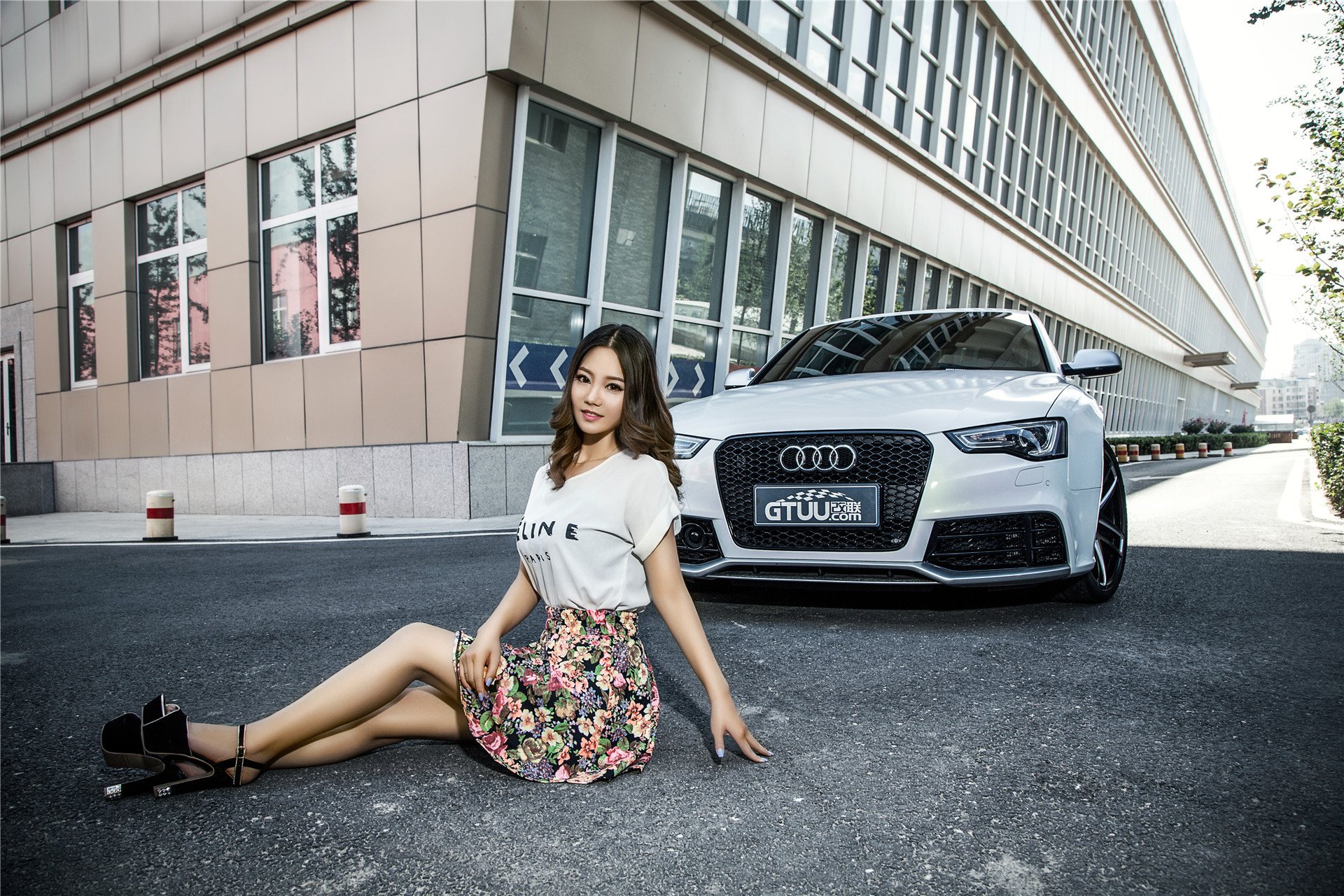 美女,模特,车模,奥迪RS5,温洁,改联网