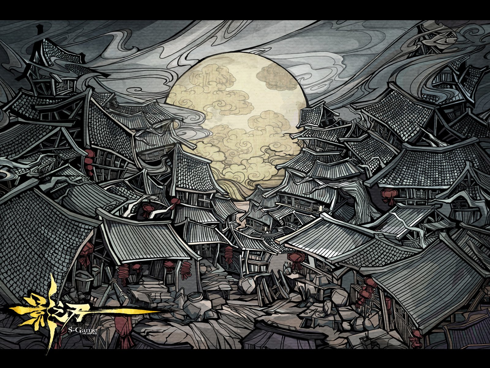 格斗,影之刃,街机,中国风,动作,水墨,游戏,手游