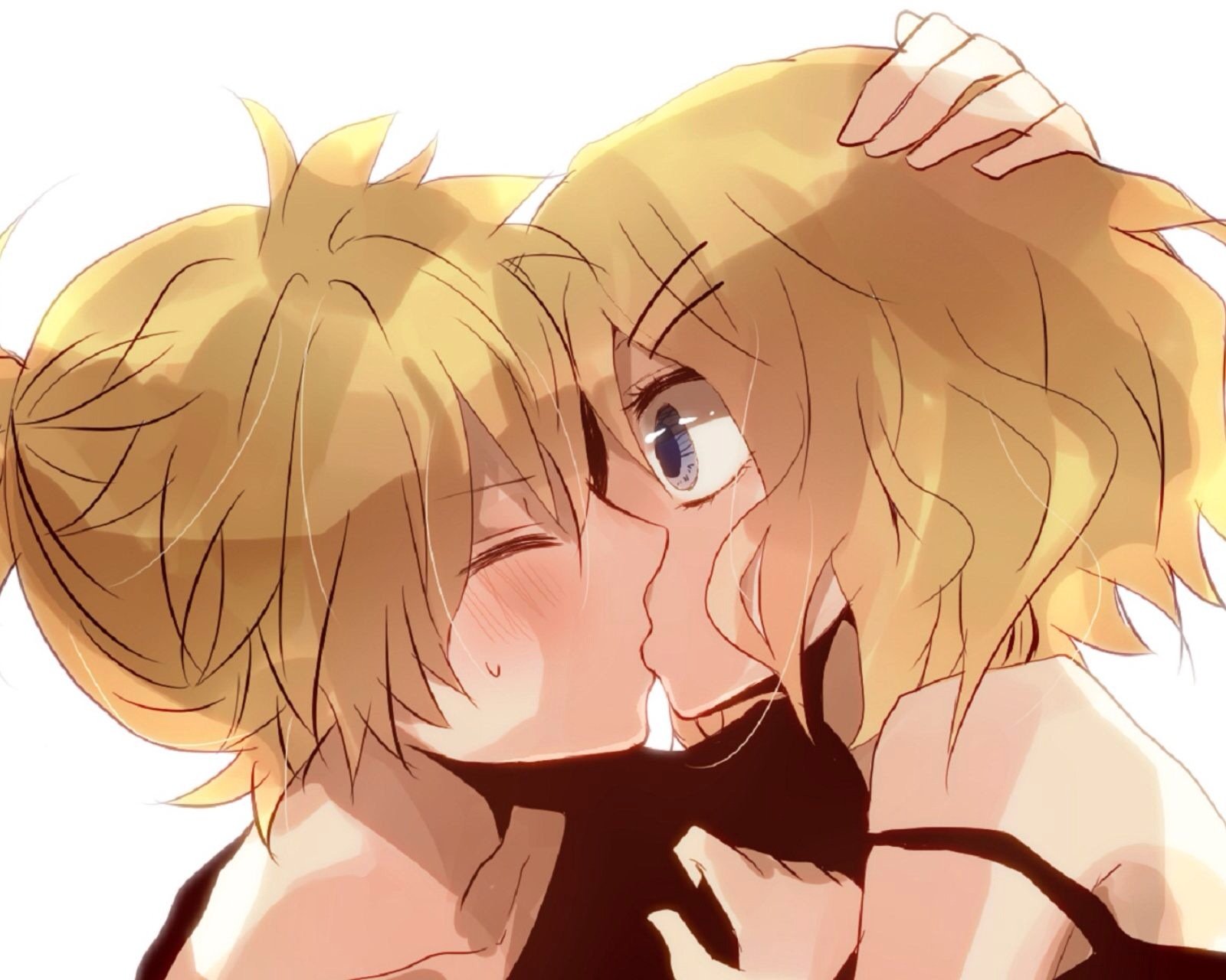 动漫,卡通,情侣,kiss,二次元