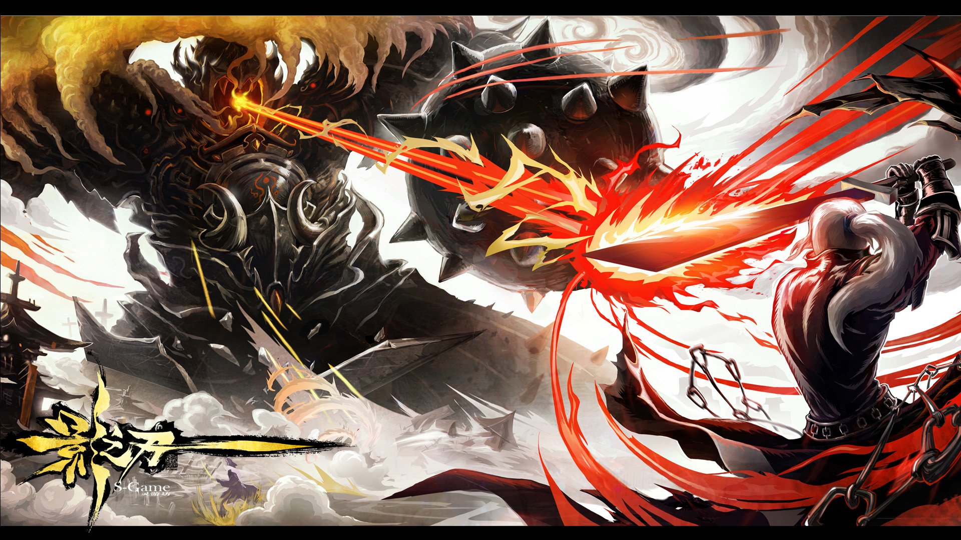 格斗,影之刃,街机,中国风,动作,水墨,游戏,手游