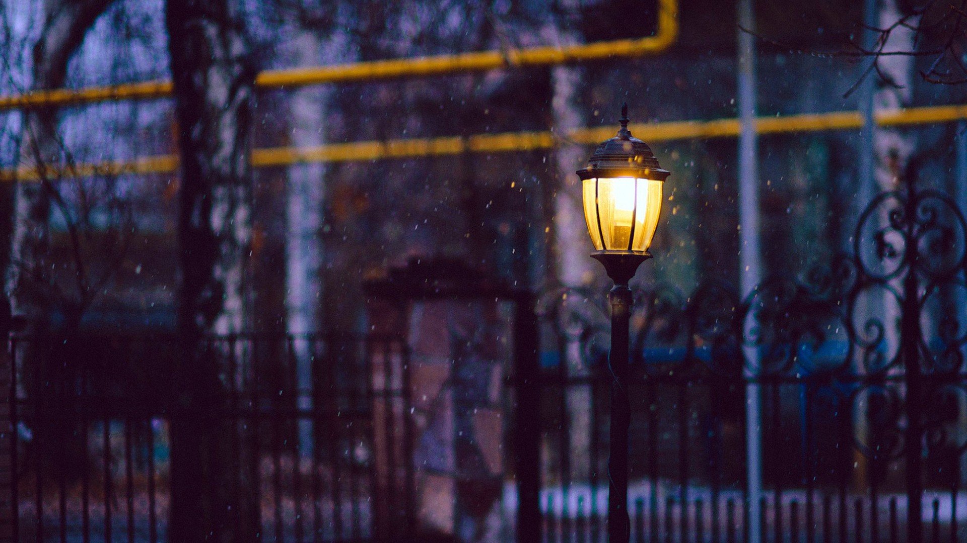 风景,夜晚,城市夜景,晚上,街道,灯火通明,灯火阑珊,建筑,路灯