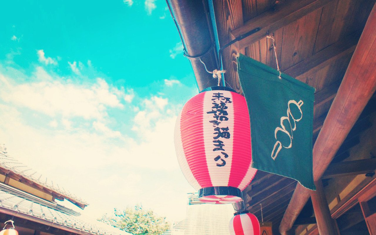 日本,城市,街道,唯美