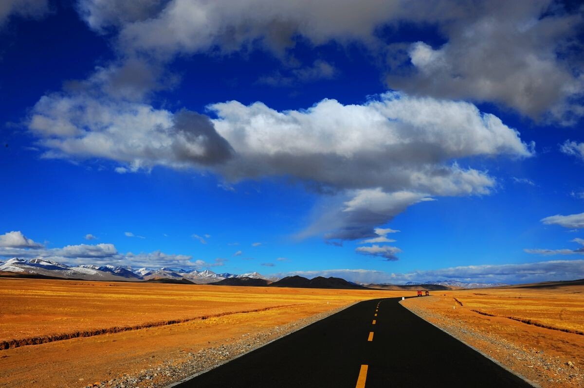 风景,公路,路,远方