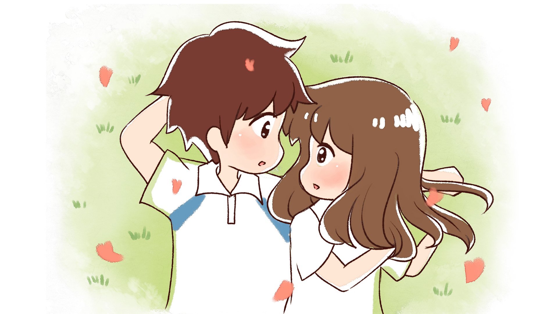 卡通,伟大的安妮,安妮,@伟大的安妮,安妮和王小明,爱情,情侣