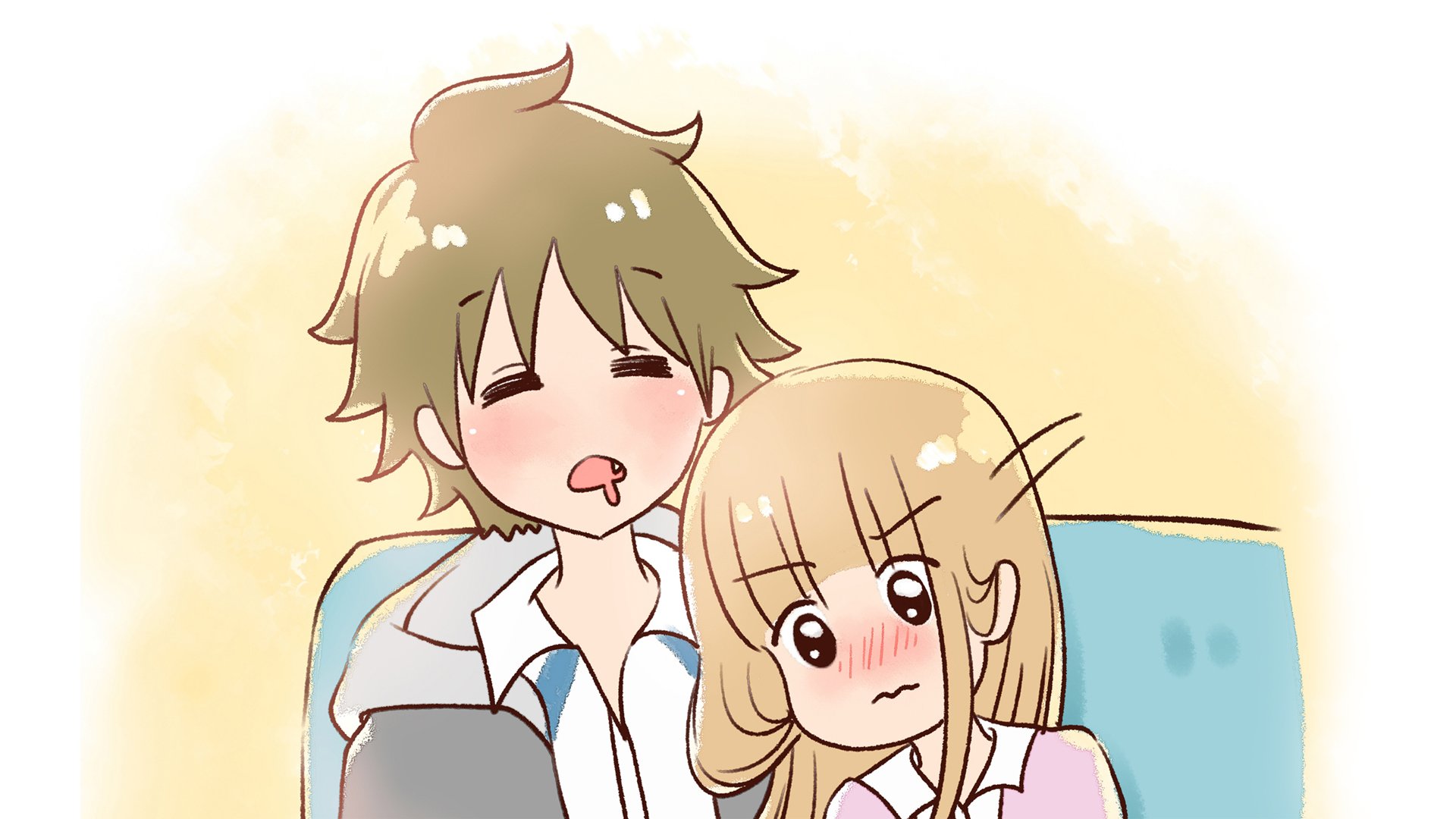 卡通,伟大的安妮,安妮,@伟大的安妮,安妮和王小明,爱情,情侣