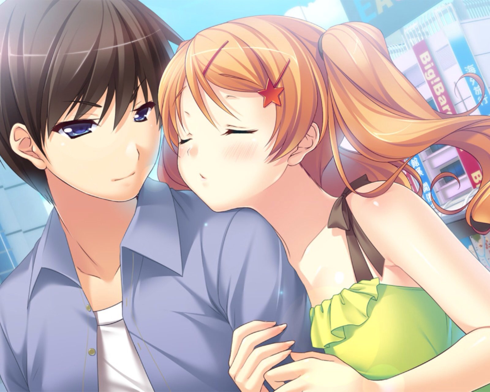 动漫,卡通,情侣,kiss,二次元