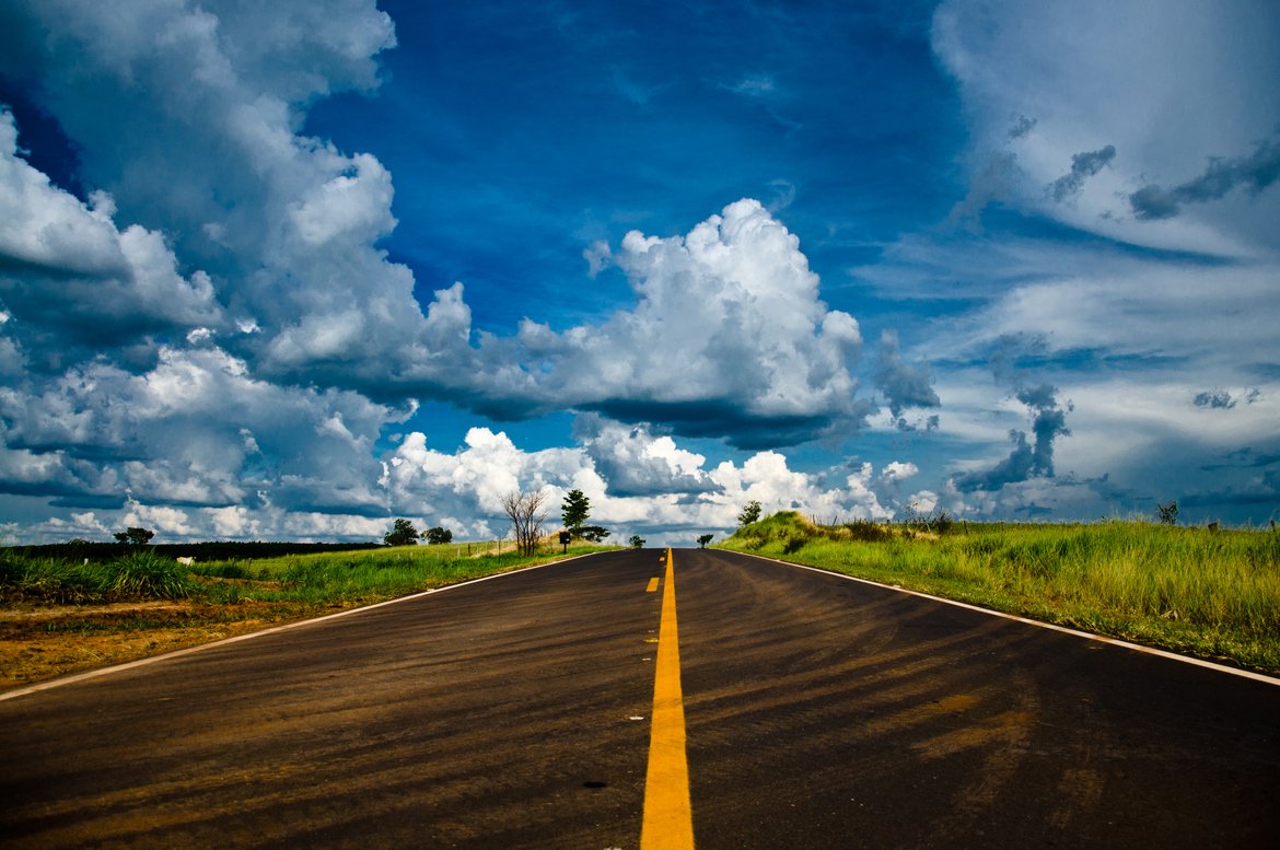 风景,公路,路,远方