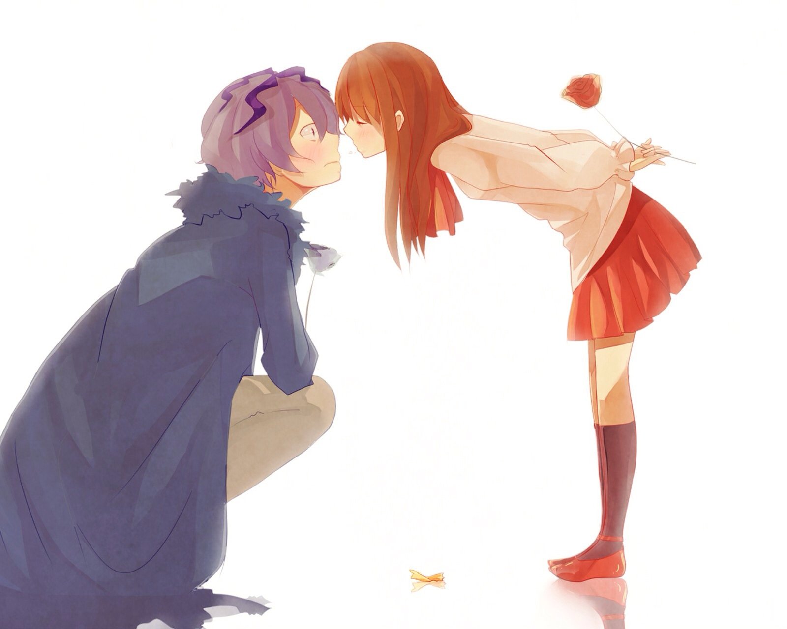 动漫,卡通,情侣,kiss,二次元