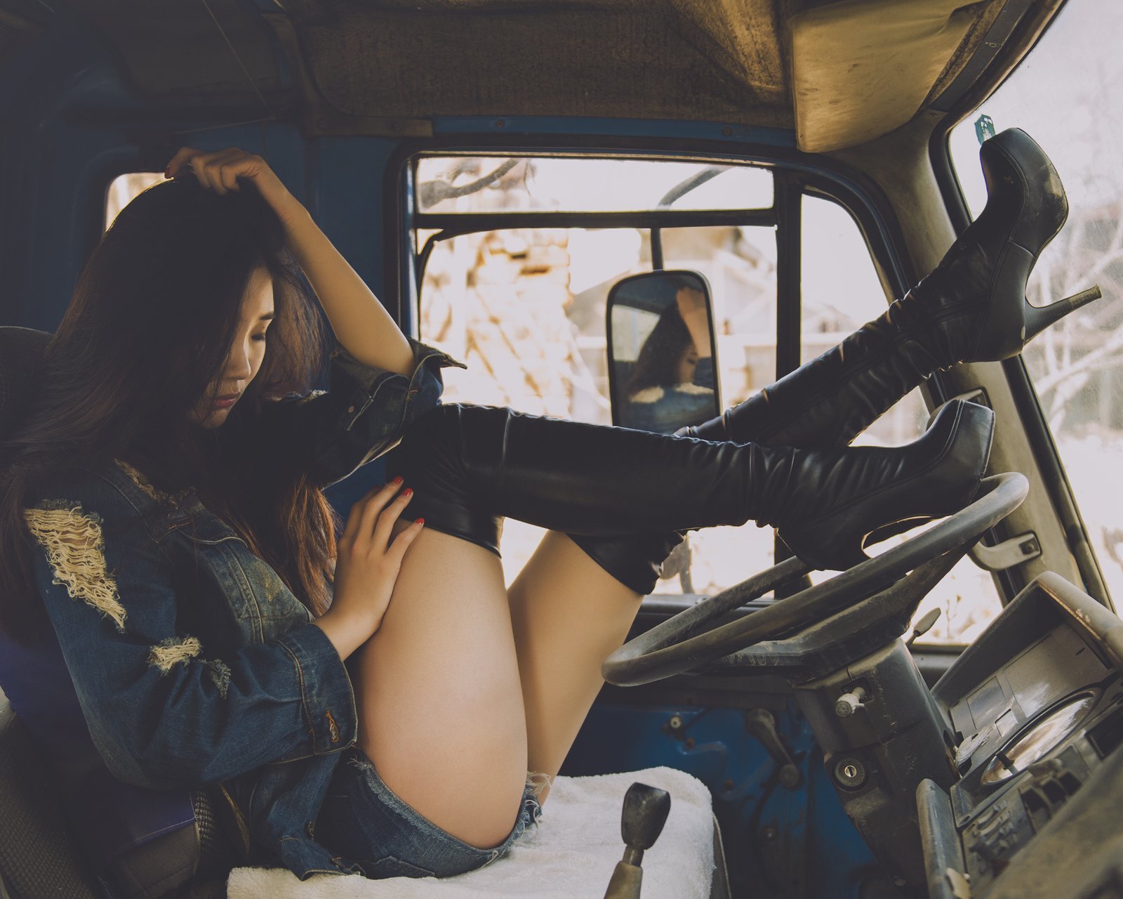 美女,车模,性感