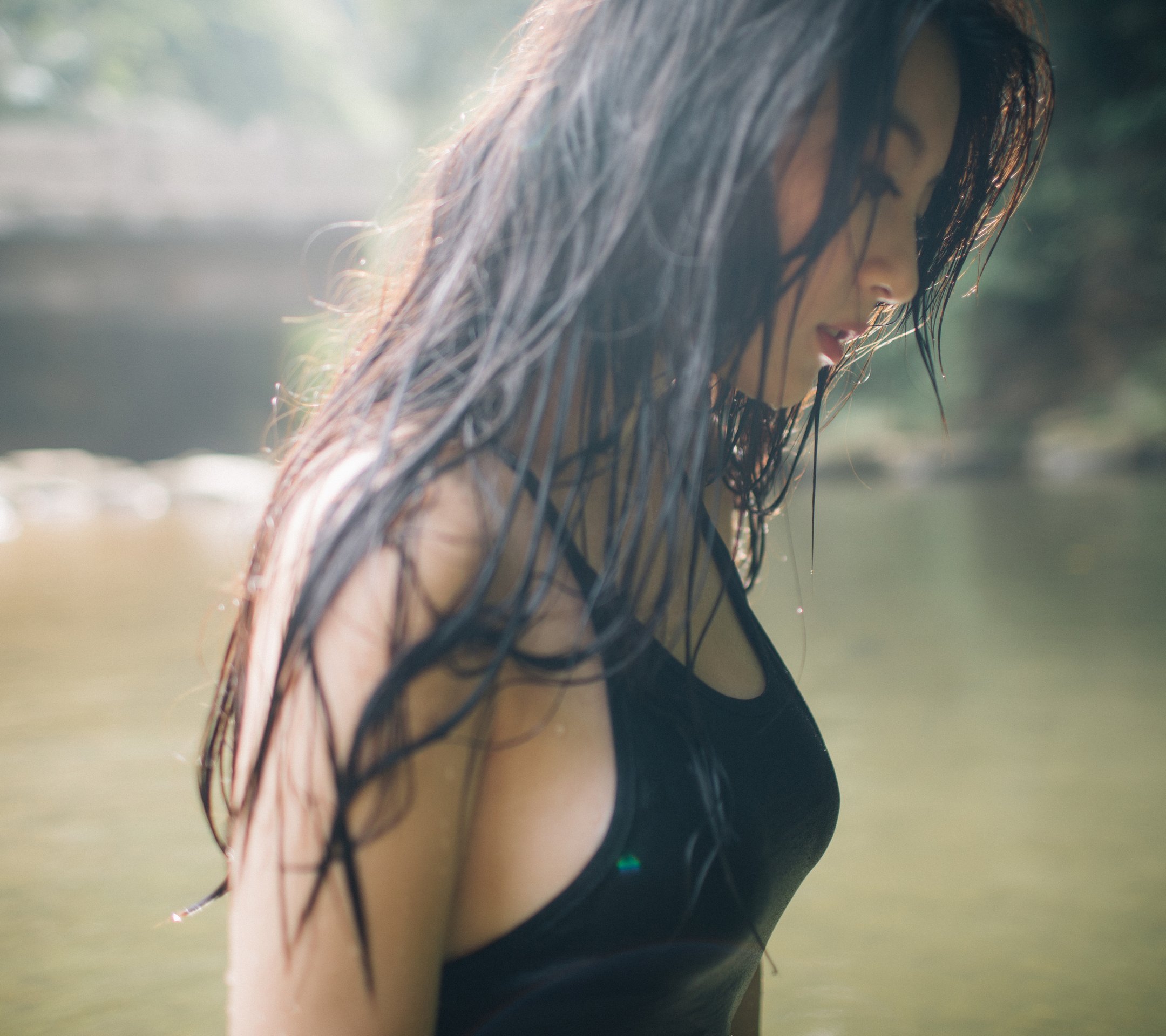 美女,性感,长发