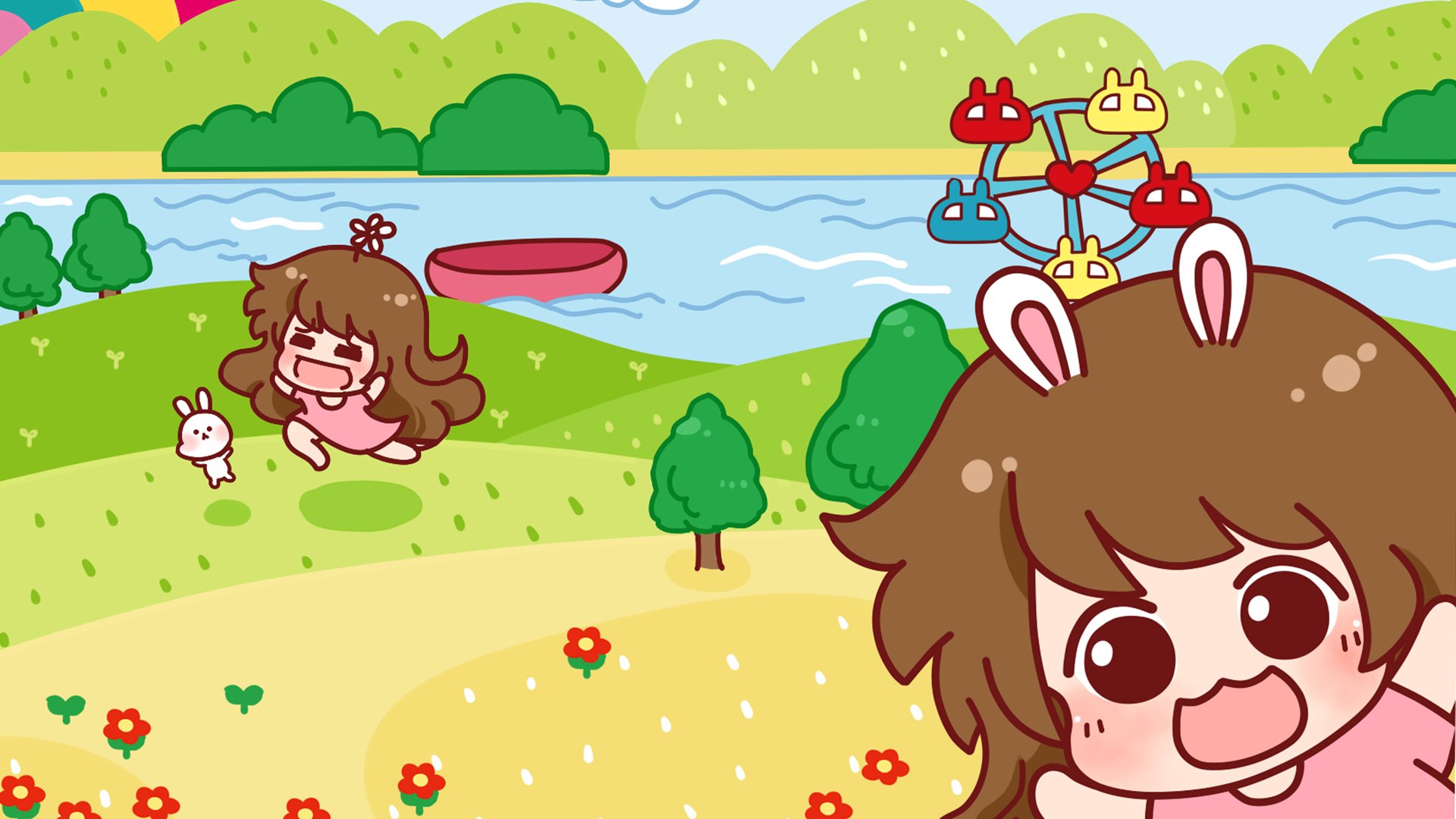 卡通,伟大的安妮,安妮,@伟大的安妮,安妮和王小明,爱情,情侣