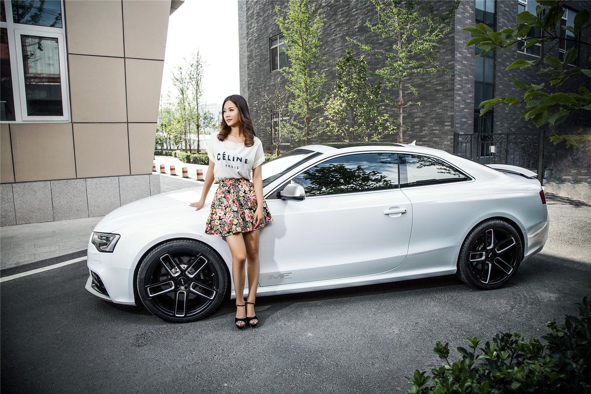 美女,模特,车模,奥迪RS5,温洁,改联网