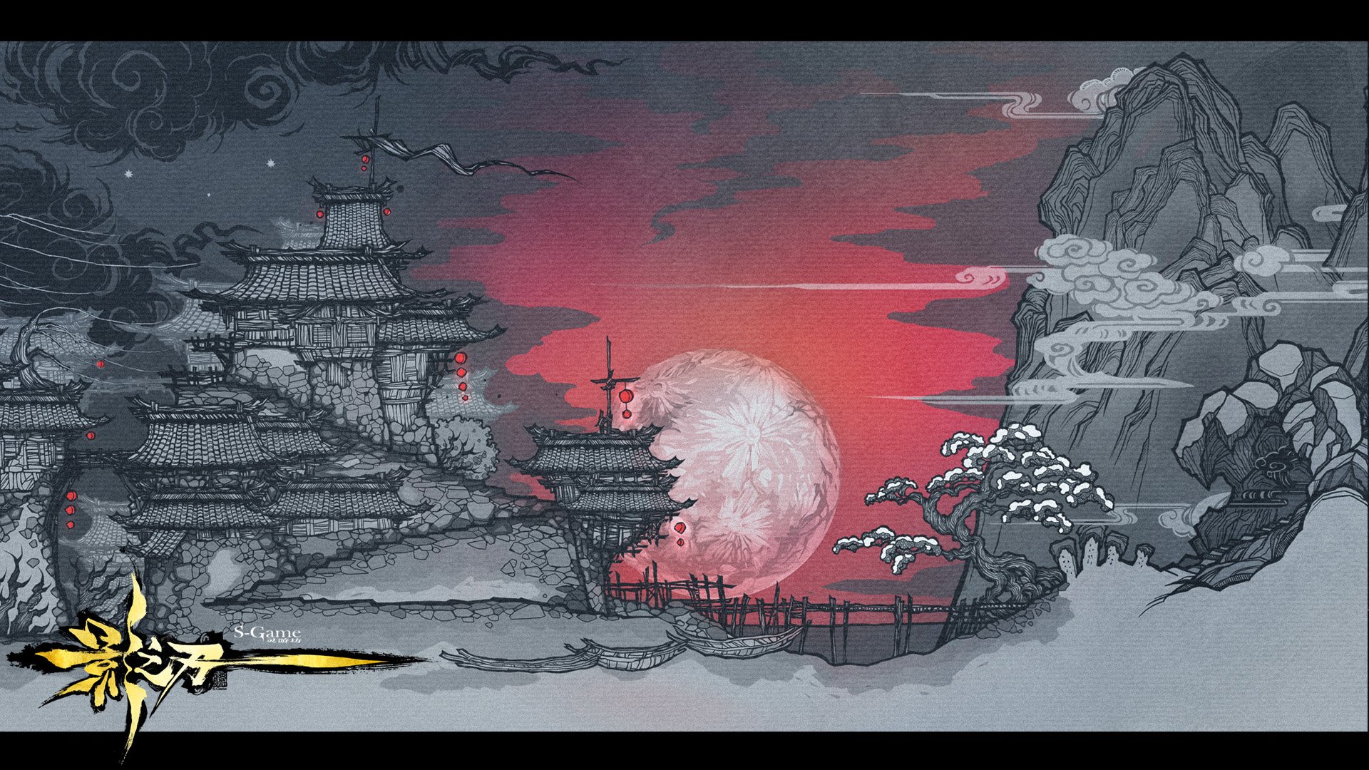 格斗,影之刃,街机,中国风,动作,水墨,游戏,手游