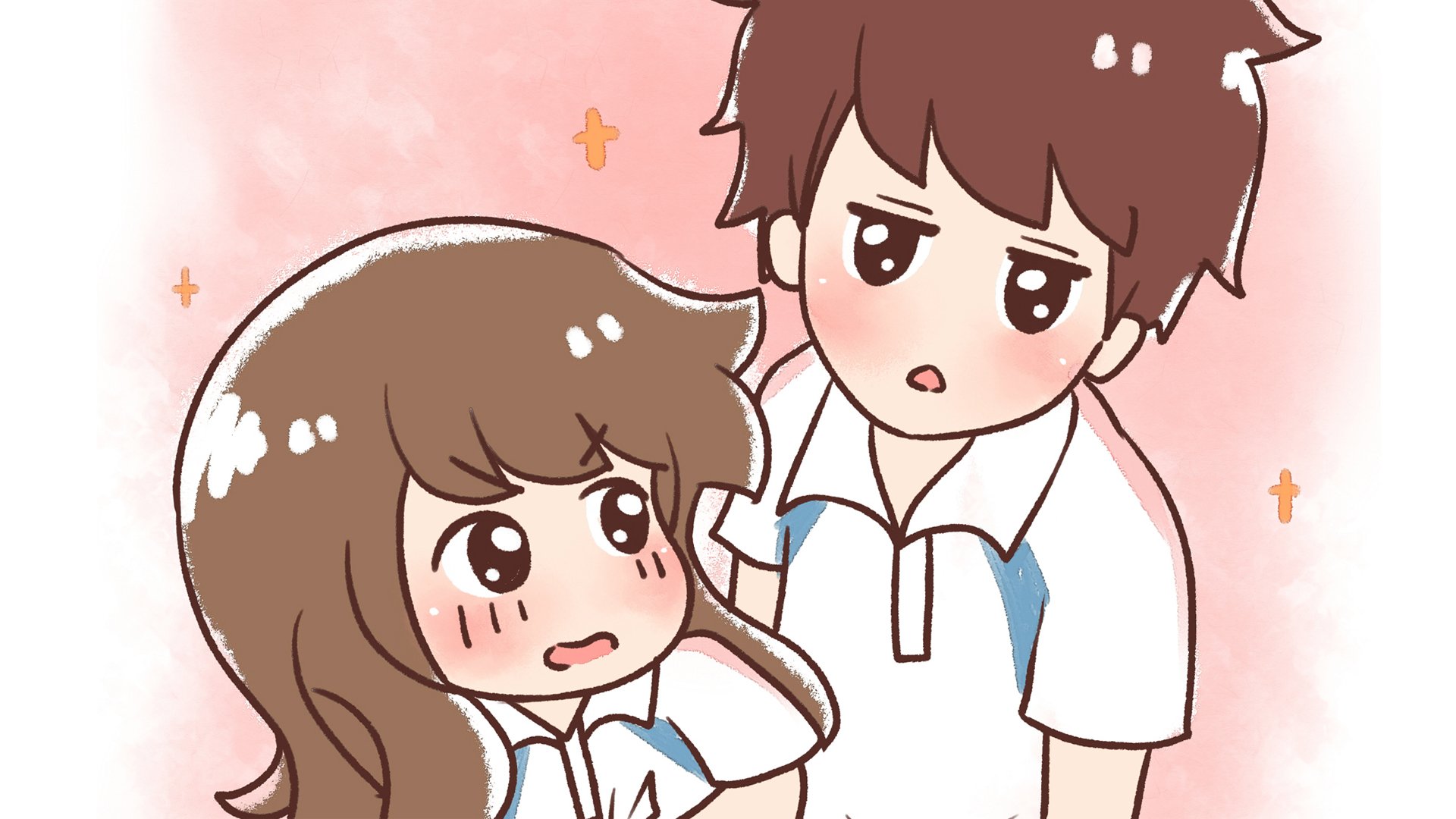 卡通,伟大的安妮,安妮,@伟大的安妮,安妮和王小明,爱情,情侣