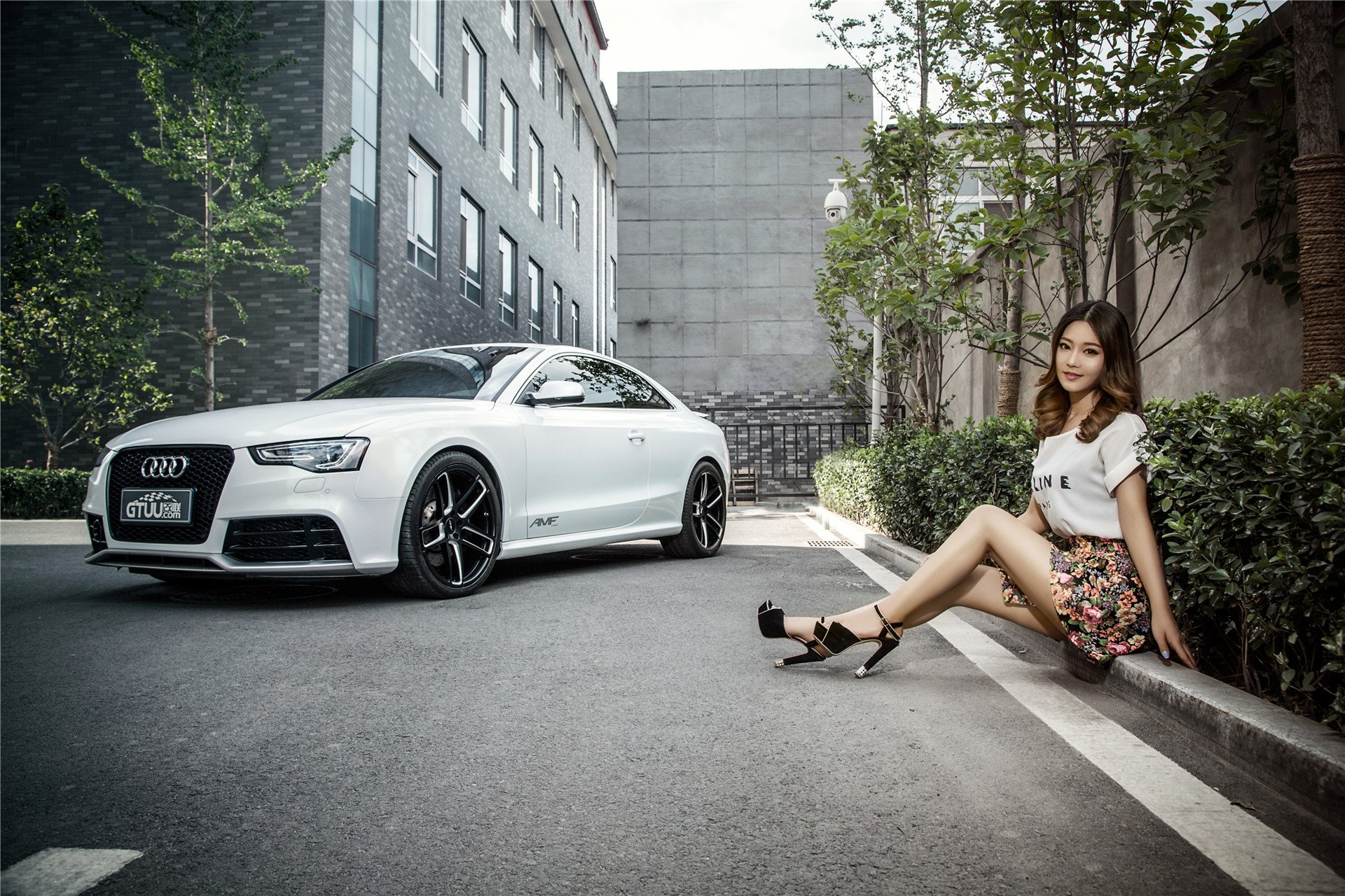 美女,模特,车模,奥迪RS5,温洁,改联网