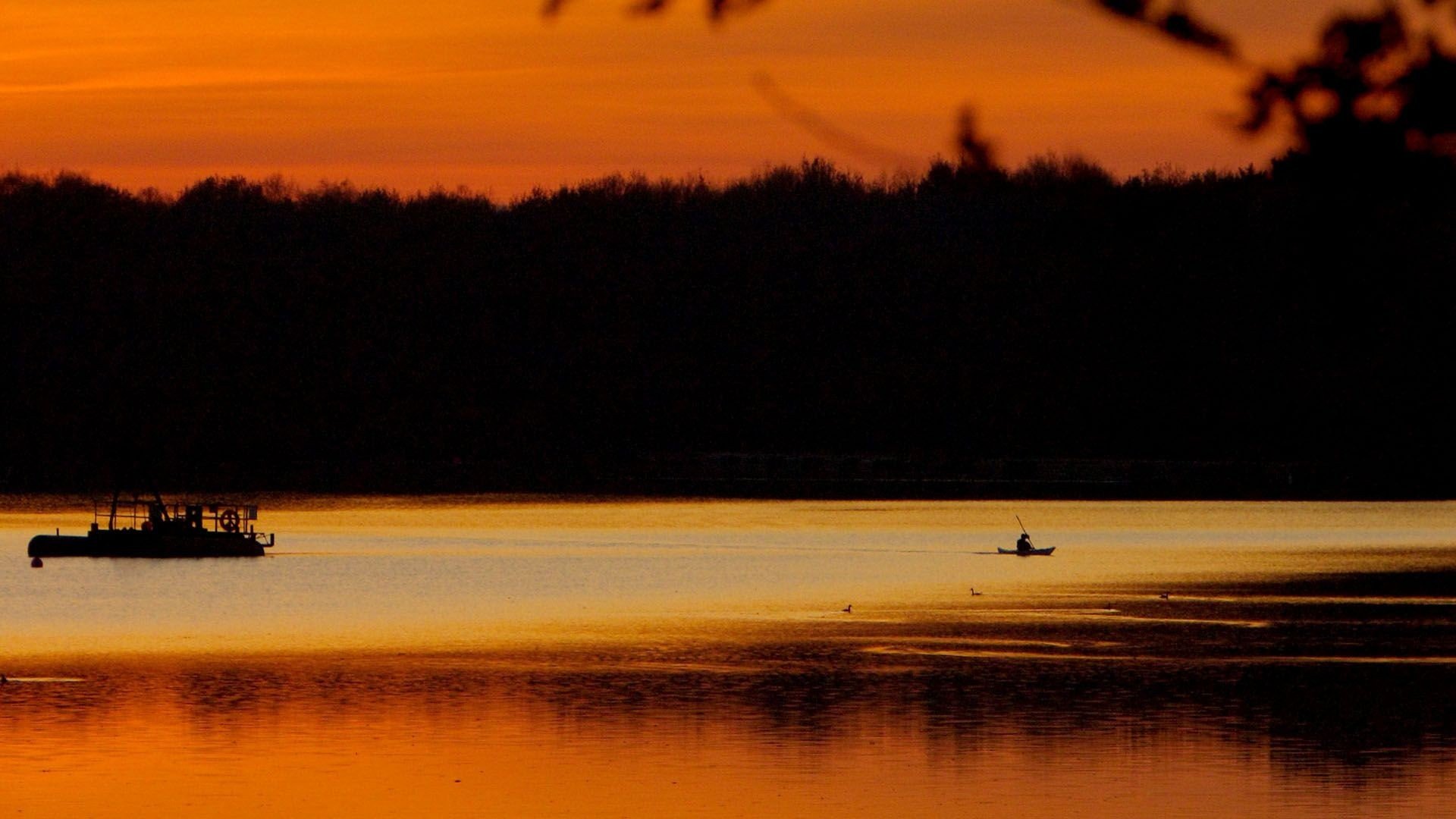 风景,自然风光,大自然,一曲渔歌,船,意境