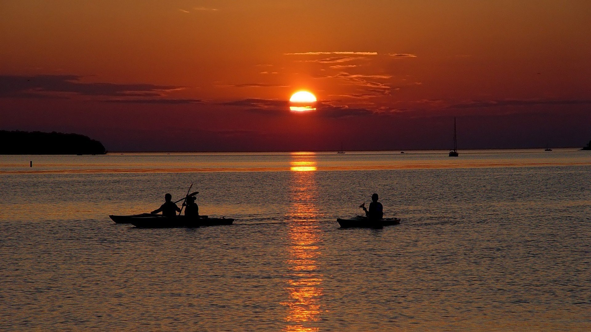 风景,自然风光,大自然,一曲渔歌,船,意境