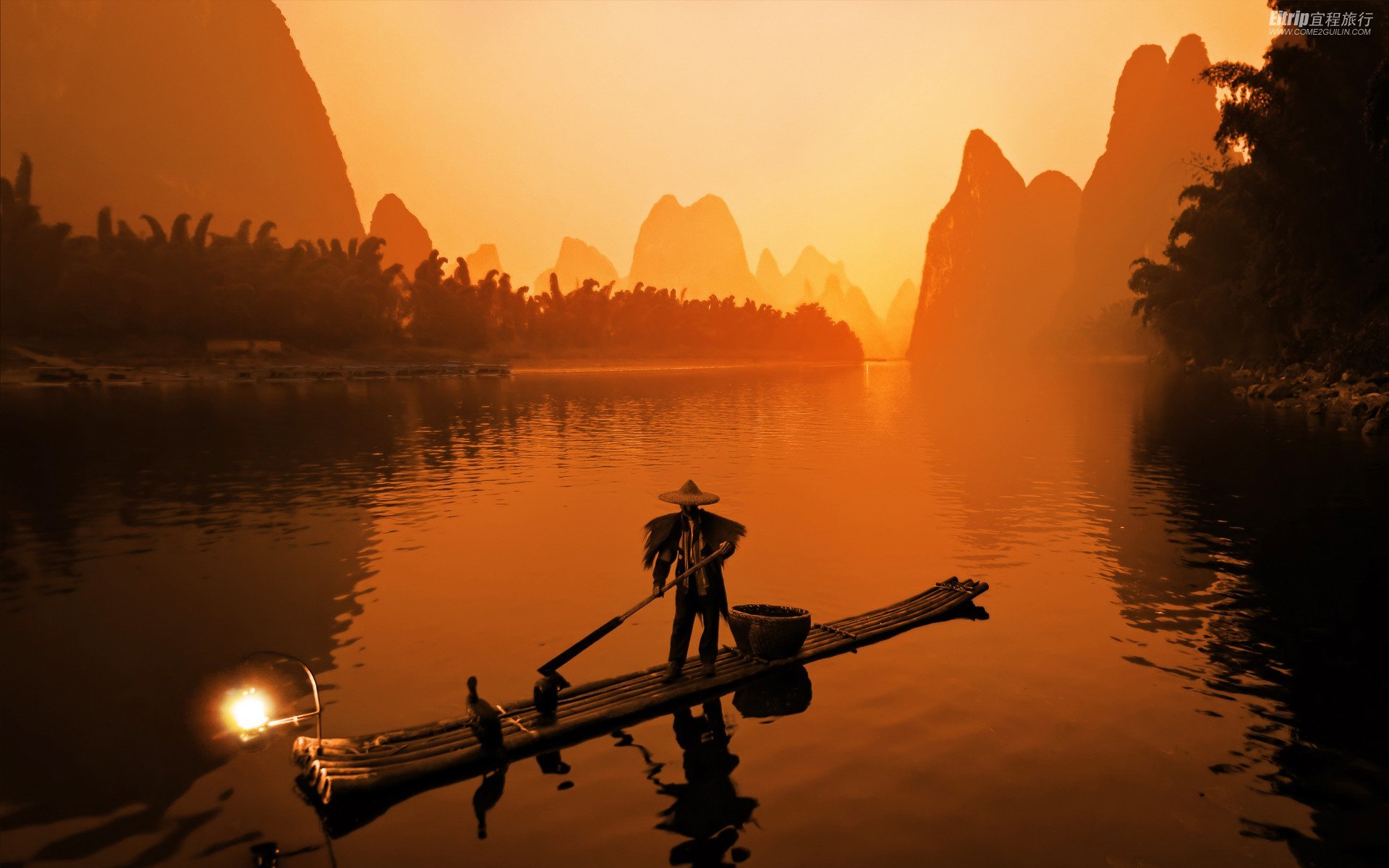 风景,自然风光,大自然,一曲渔歌,船,意境