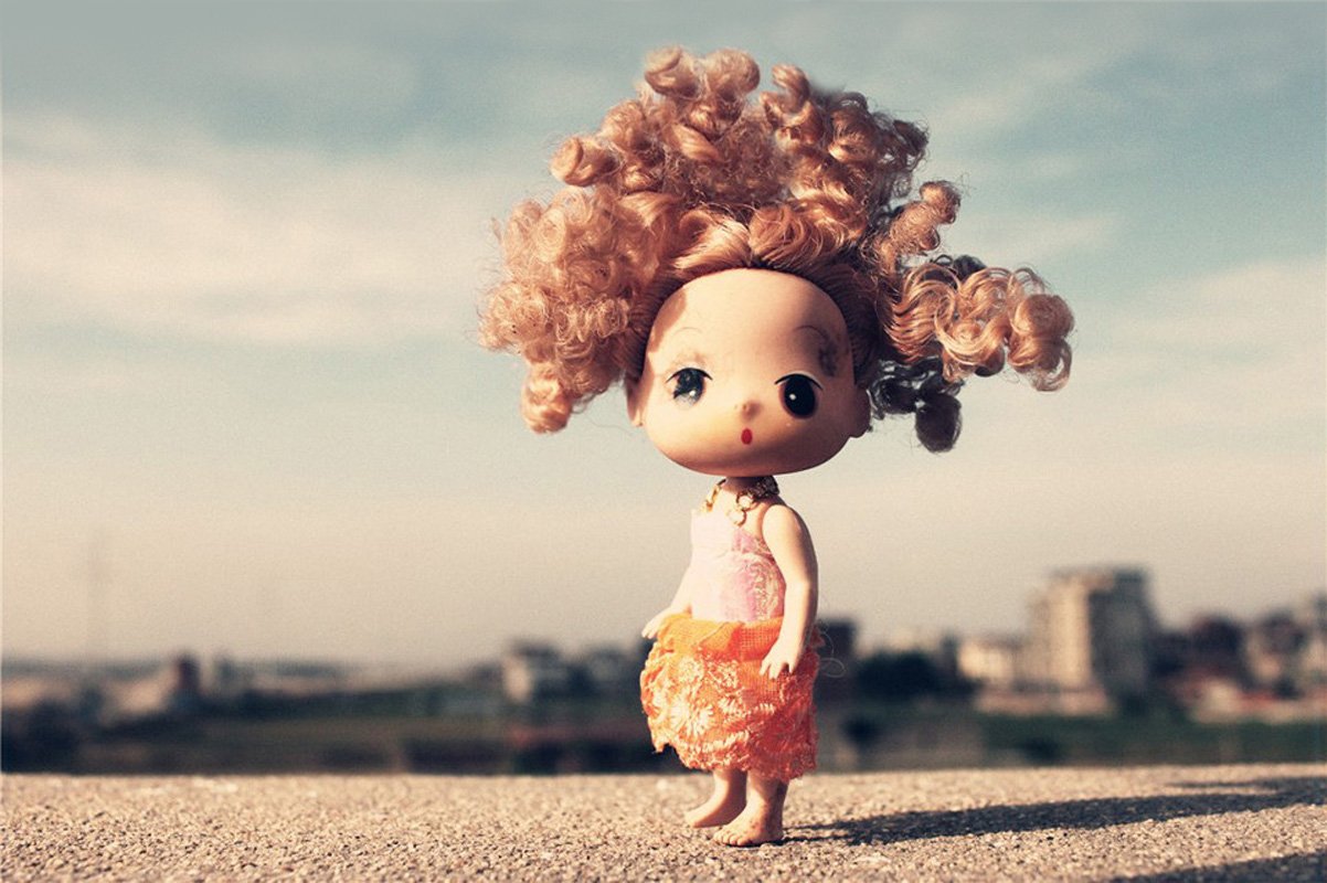 娃娃,跳,清新,快乐